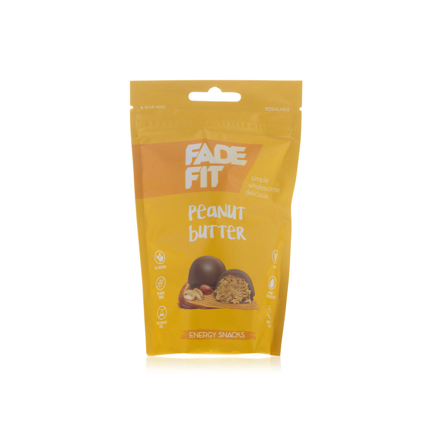 Fade Fit Peanut Butter Energy Snacks 45g