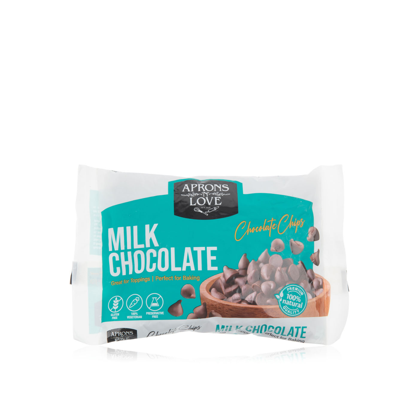 Aprons N Love Milk Chocolate Chips 200g