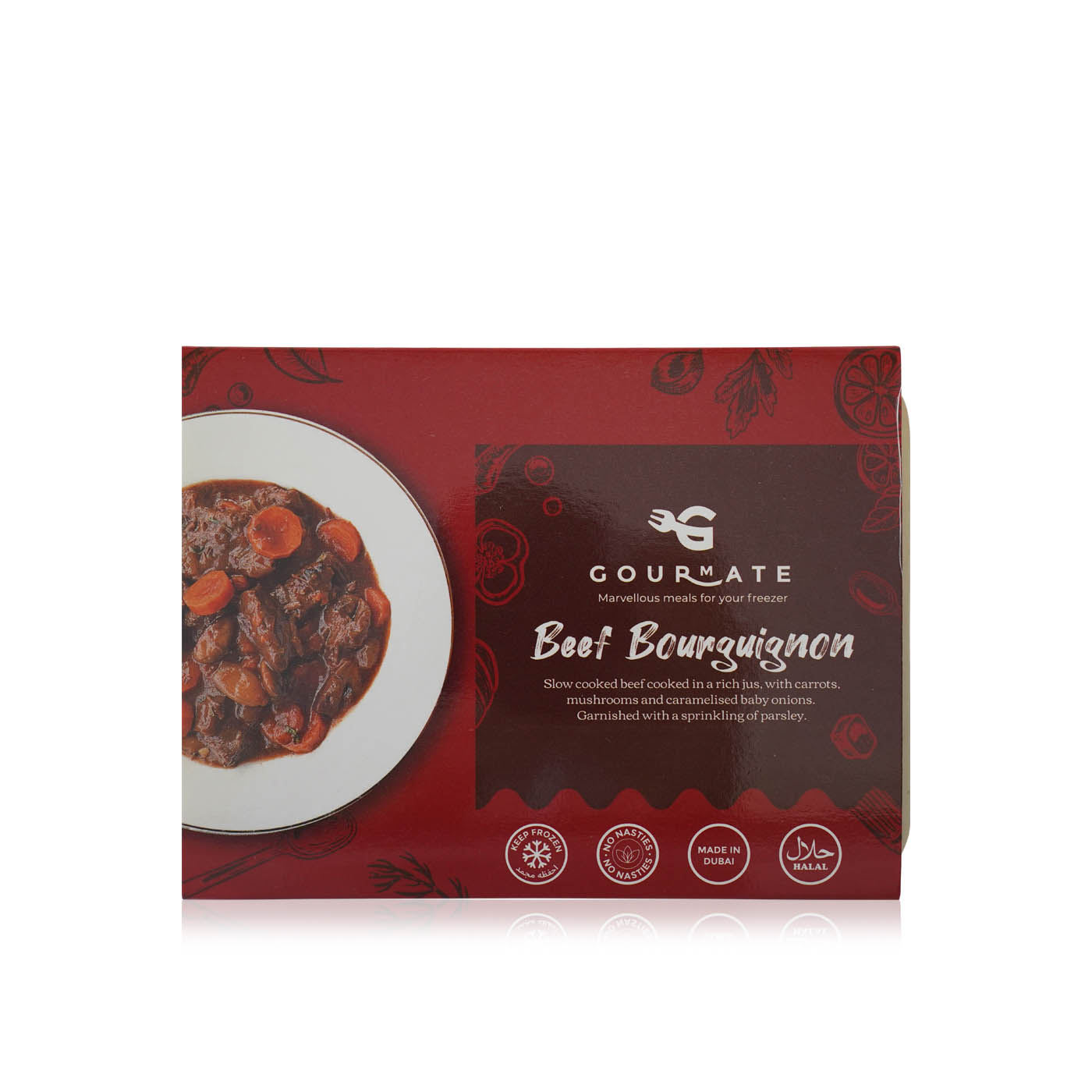 Gourmate Frozen Beef Bourguignon 405G