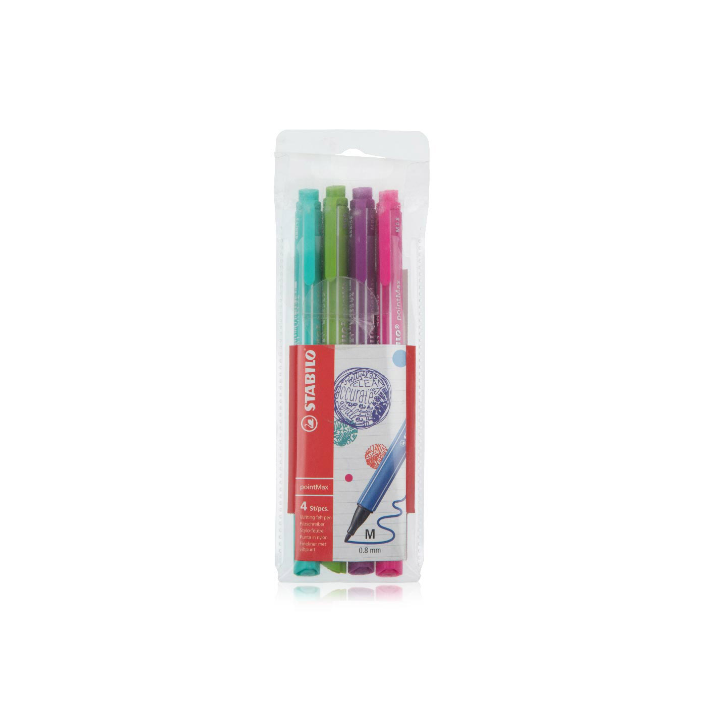 STABILO pointMax neon - assorted pack of 4 - Spinneys UAE