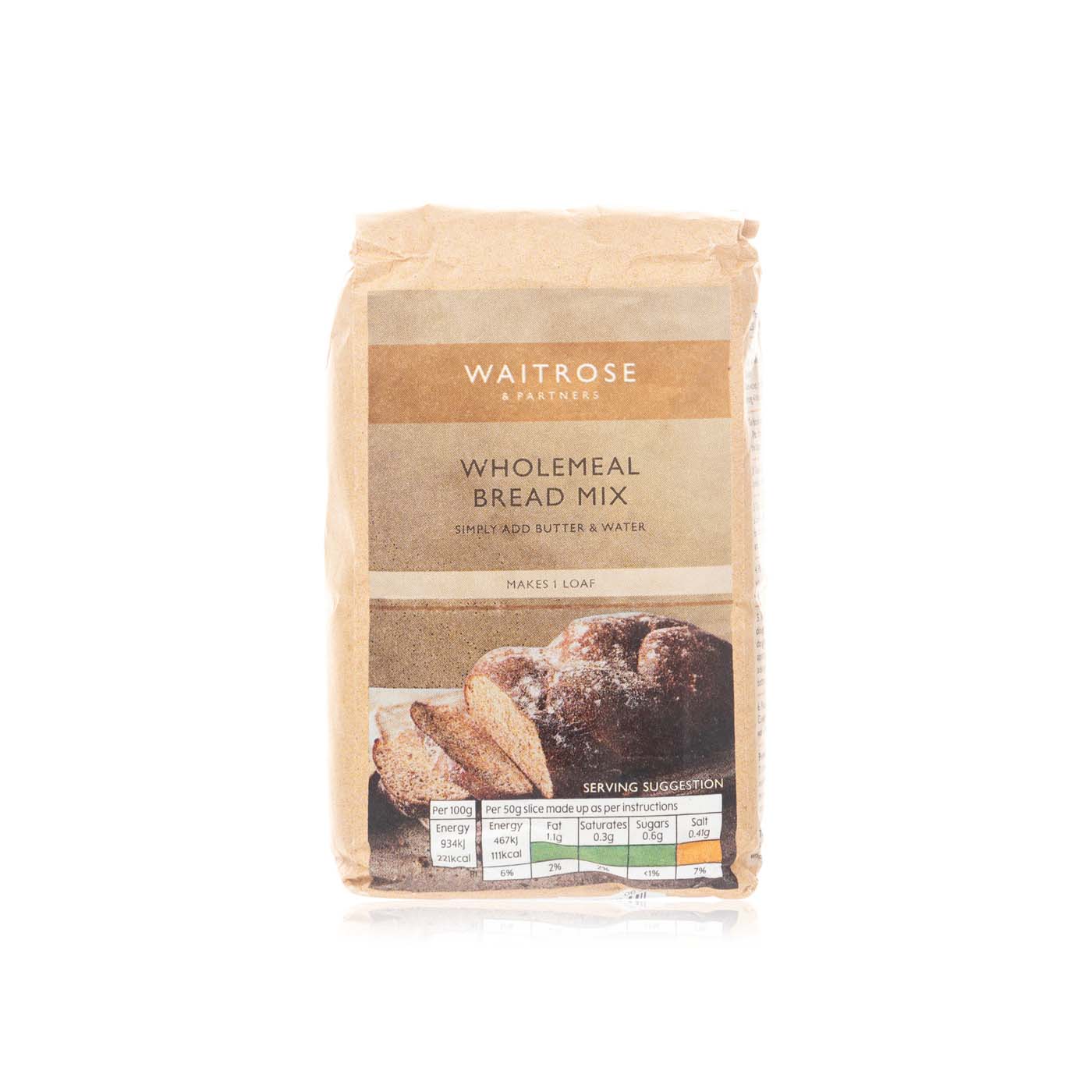 Waitrose wholemeal bread mix 500g Spinneys UAE