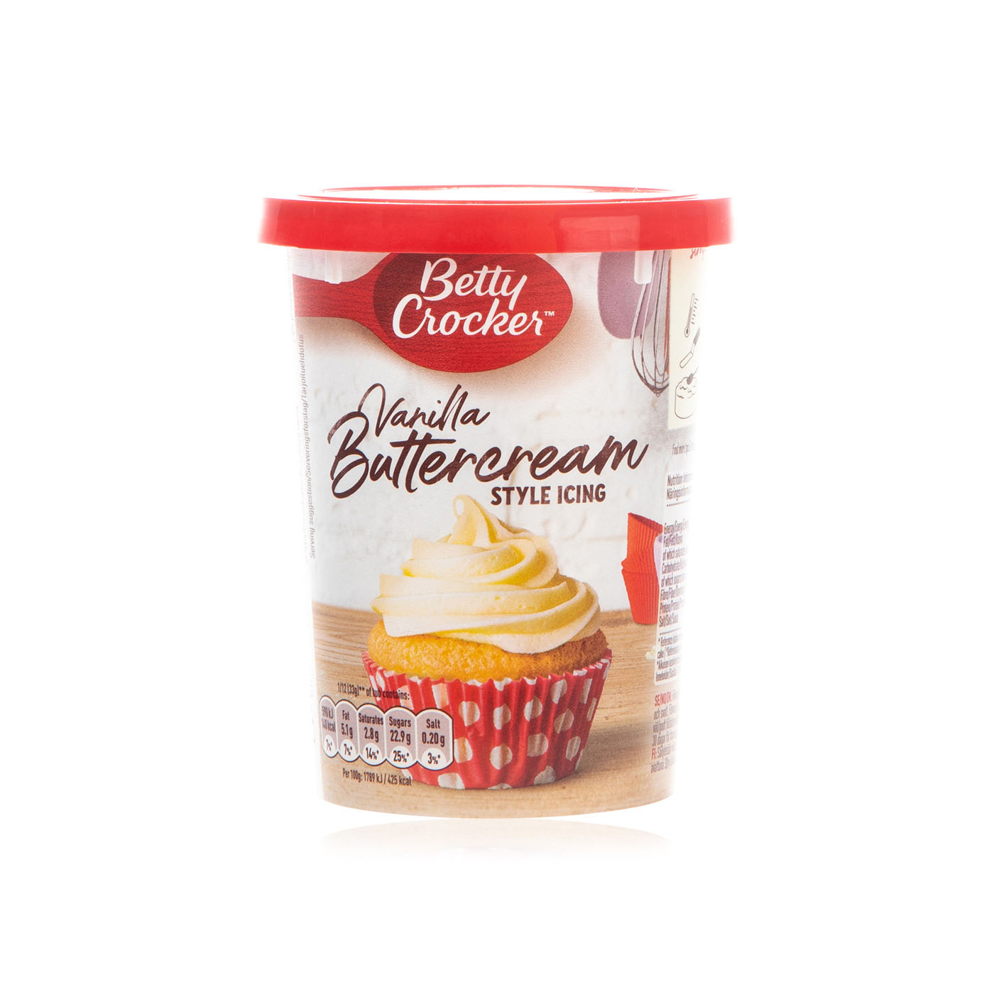 Betty Crocker Vanilla Buttercream Icing 400g Spinneys Uae