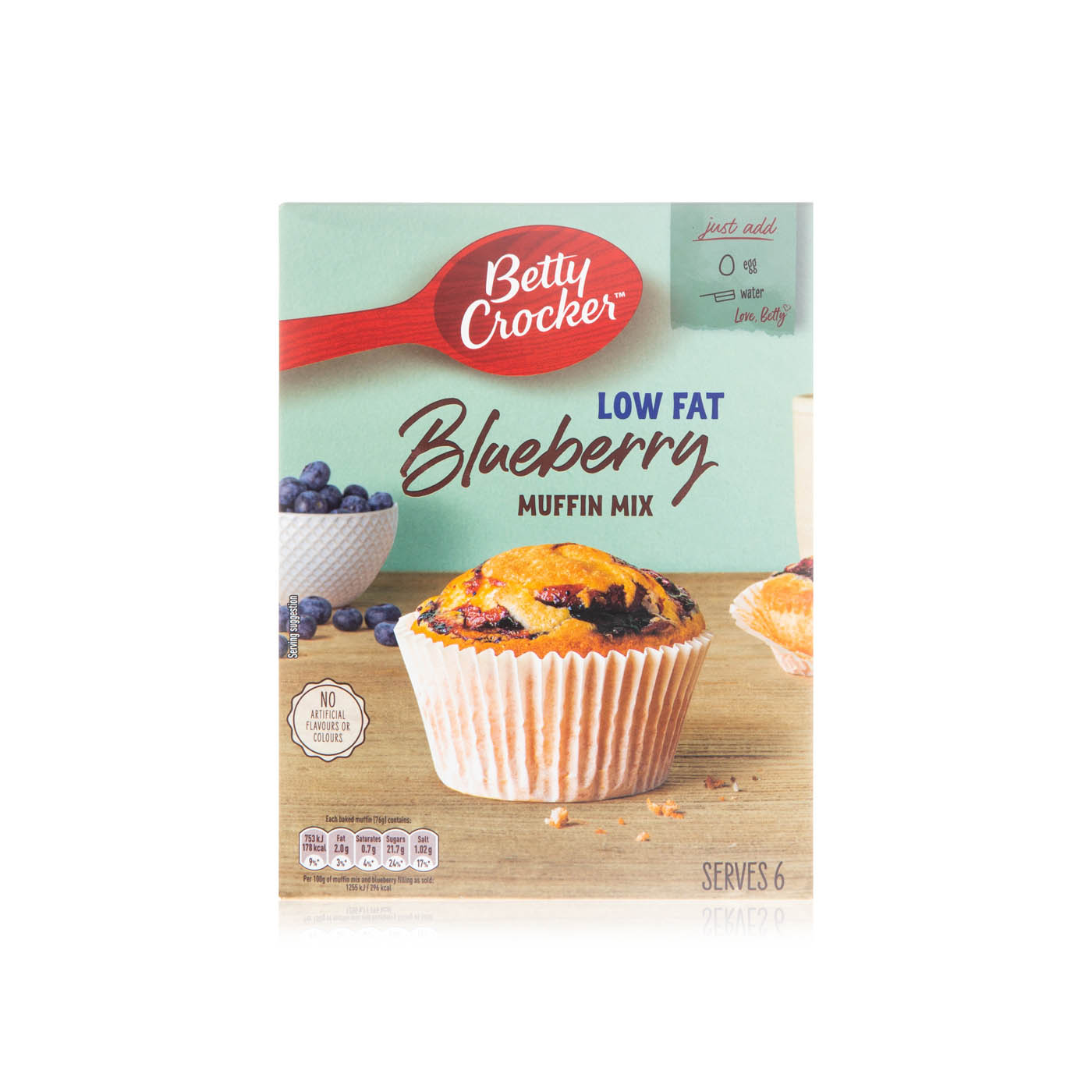 Betty Crocker low fat blueberry muffin mix 335g Spinneys UAE