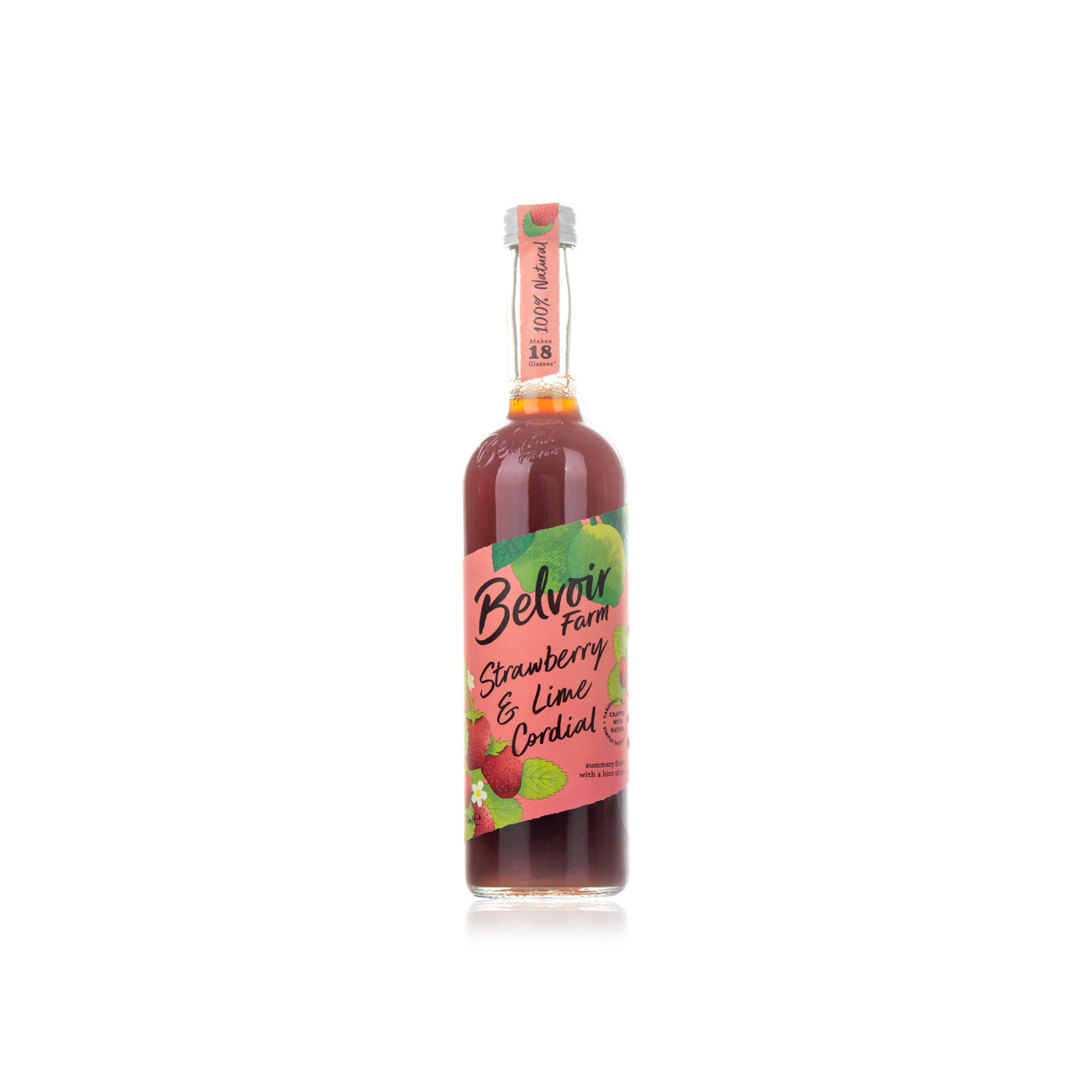 Belvoir Strawberry Lime Mint Cordial 500ml