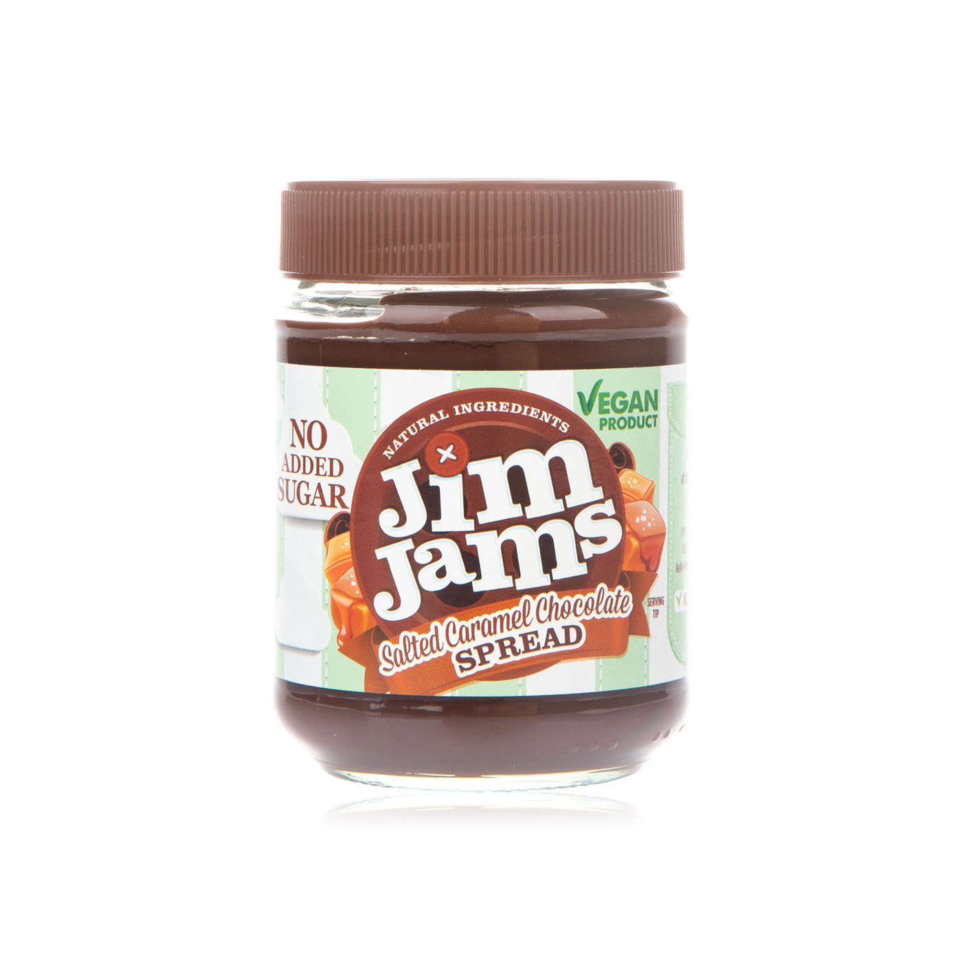 Jim Jams vegan salt caramel chocolate spread 330g Spinneys UAE