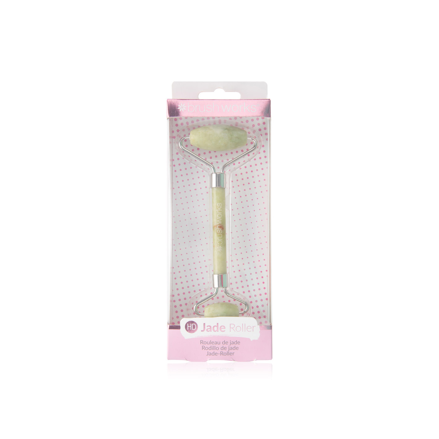 Brushworks Rose Resin Roller and Gua Sha