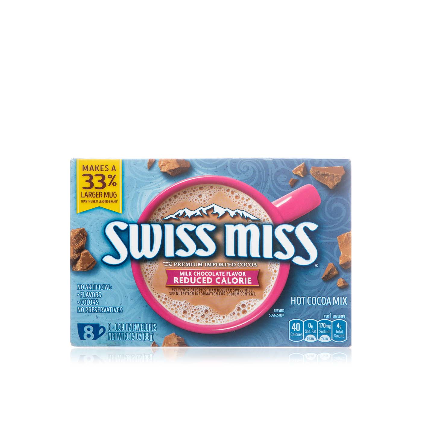 Swiss Miss Reduced Calorie Hot Cocoa Mix 88g