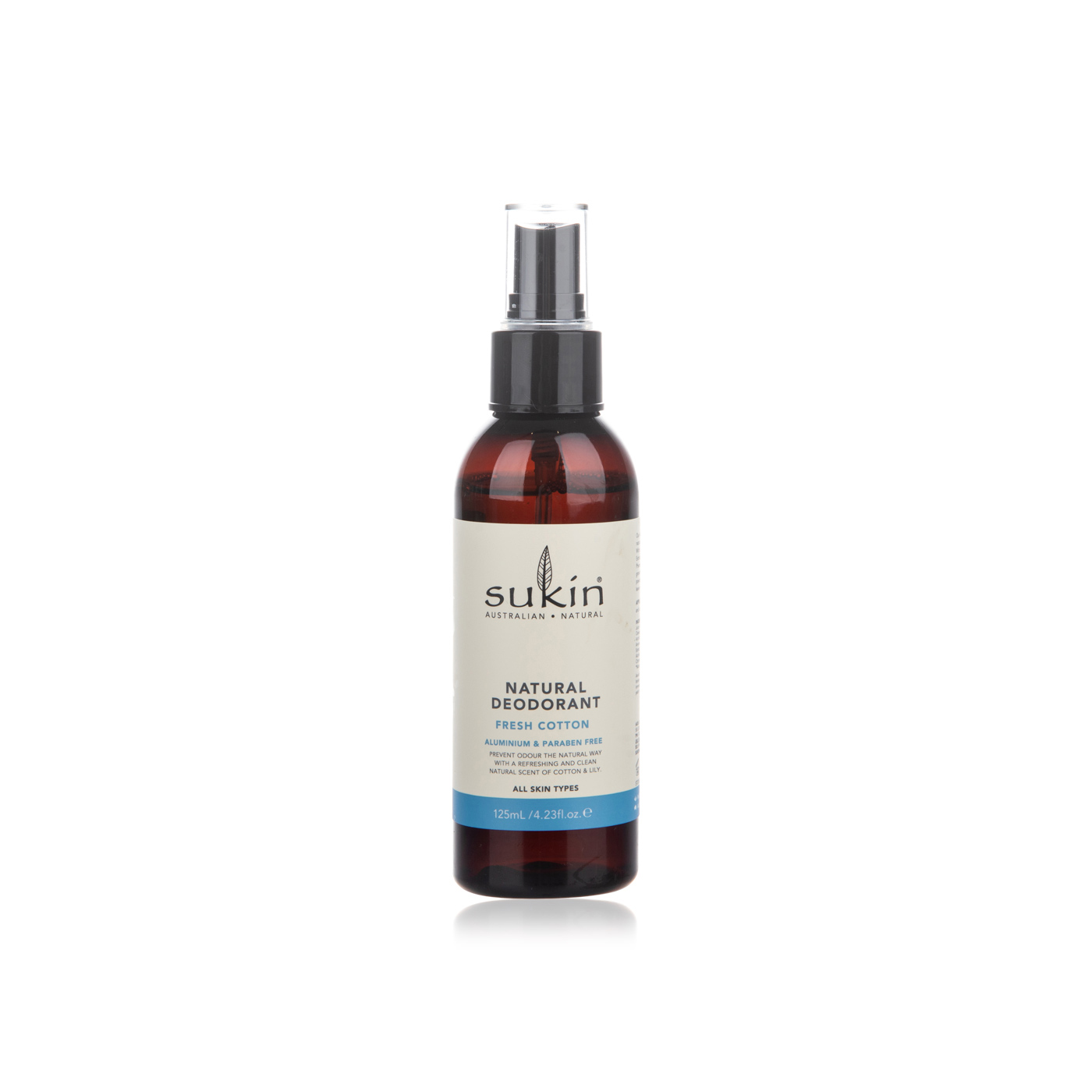 Sukin Natural Deodorant Spray Fresh Cotton 125ml