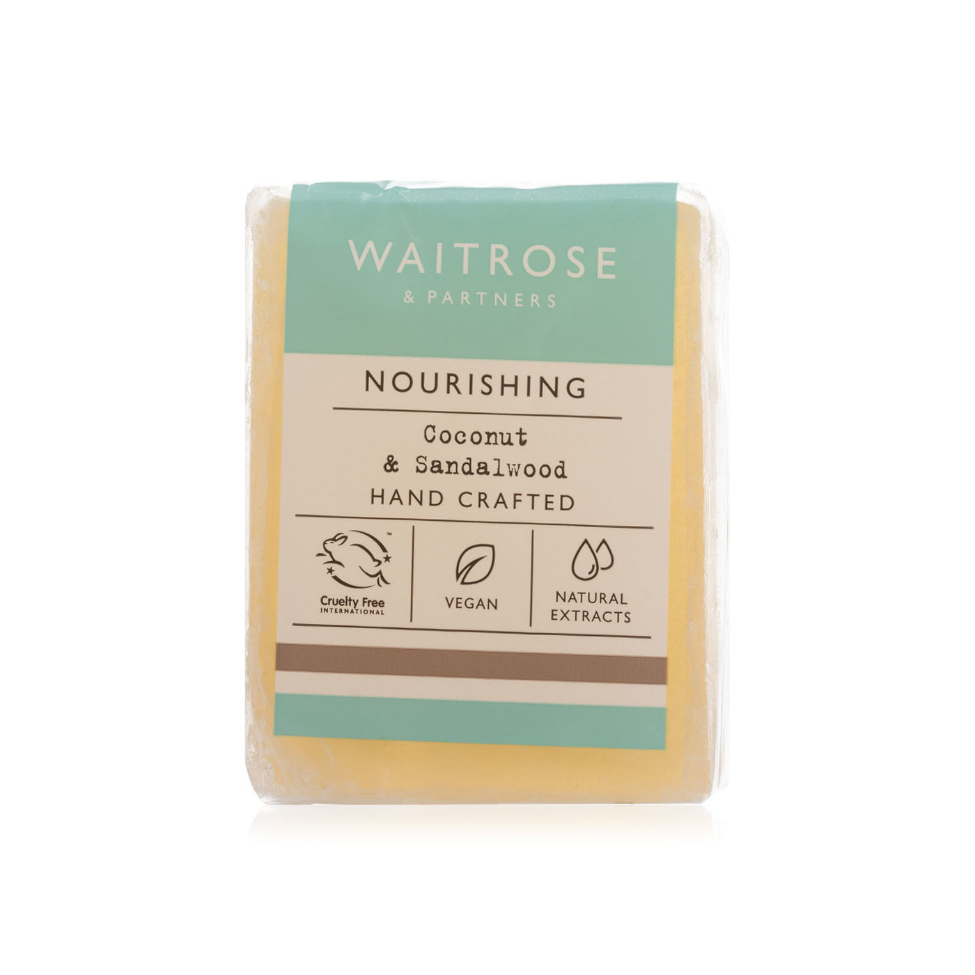Waitrose Coconut & Sandalwood Soap Bar 100g