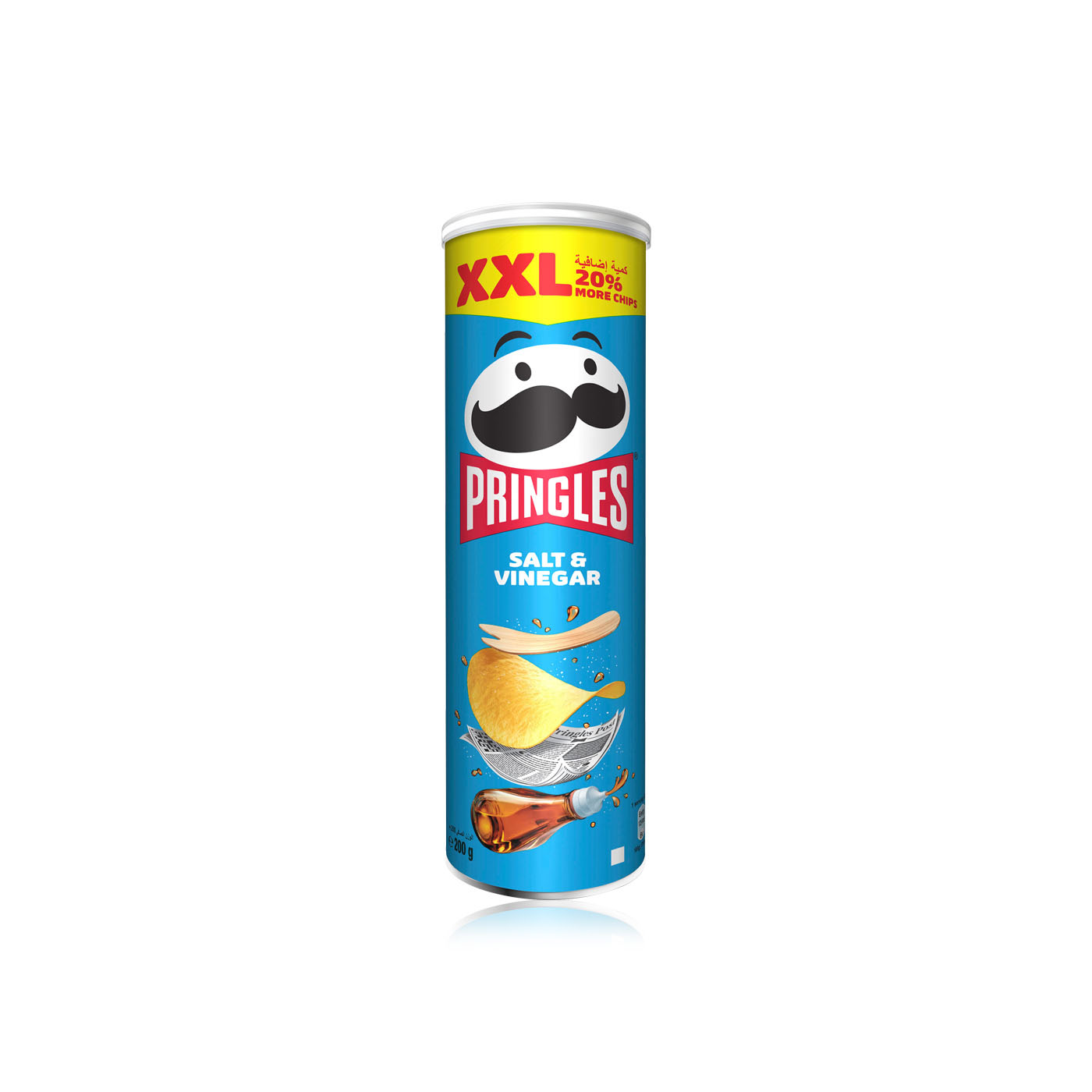 Pringles Salt & Vinegar Crisps 200g