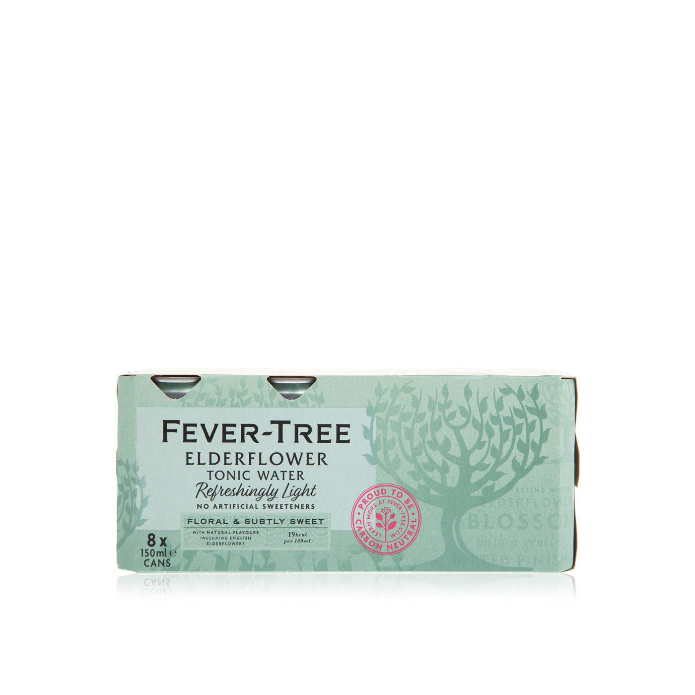 Fever Tree Light Elderflower Tonic Water 150ml x 8