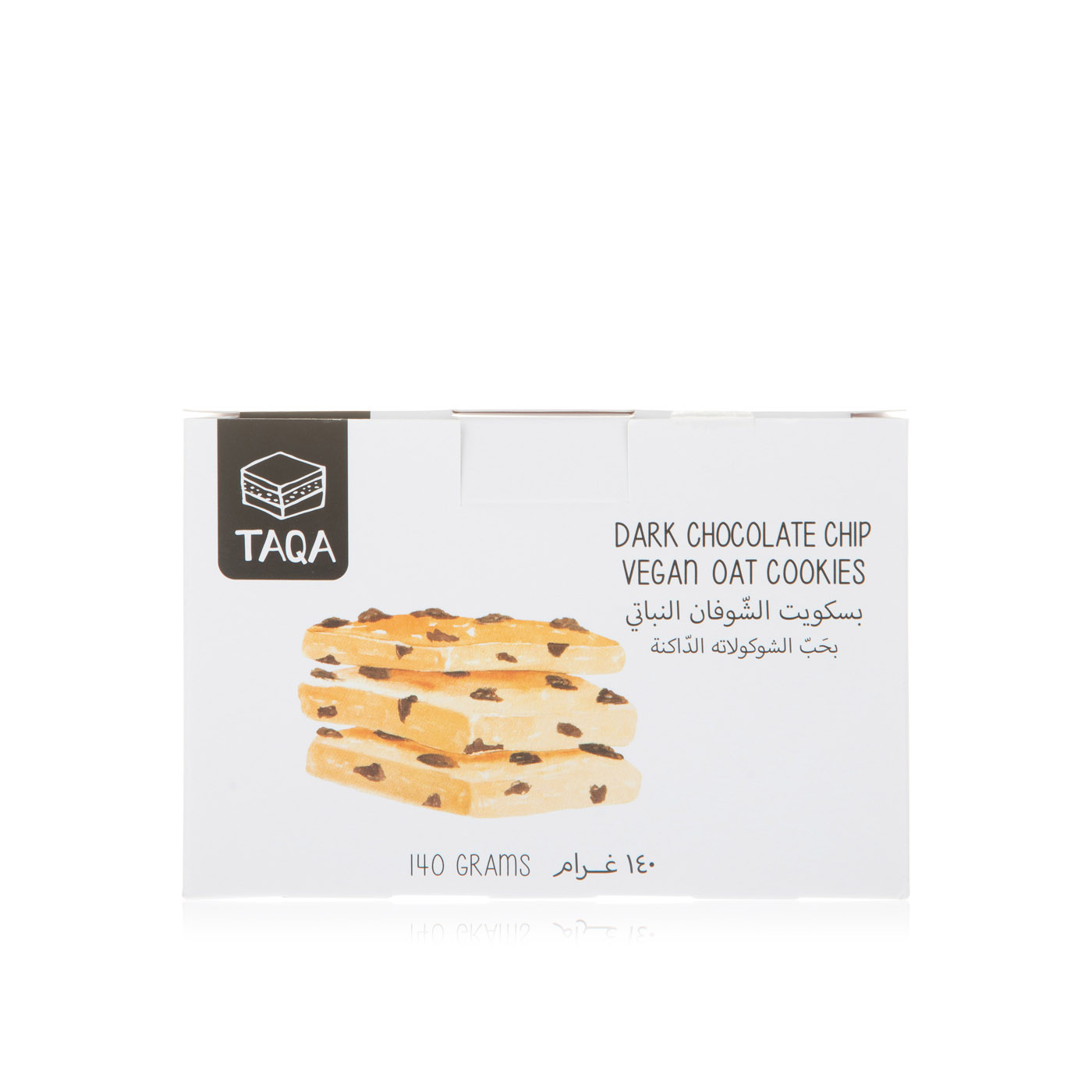 Taqa Dark Chocolate Vegan Oat Cookies 35gx 4