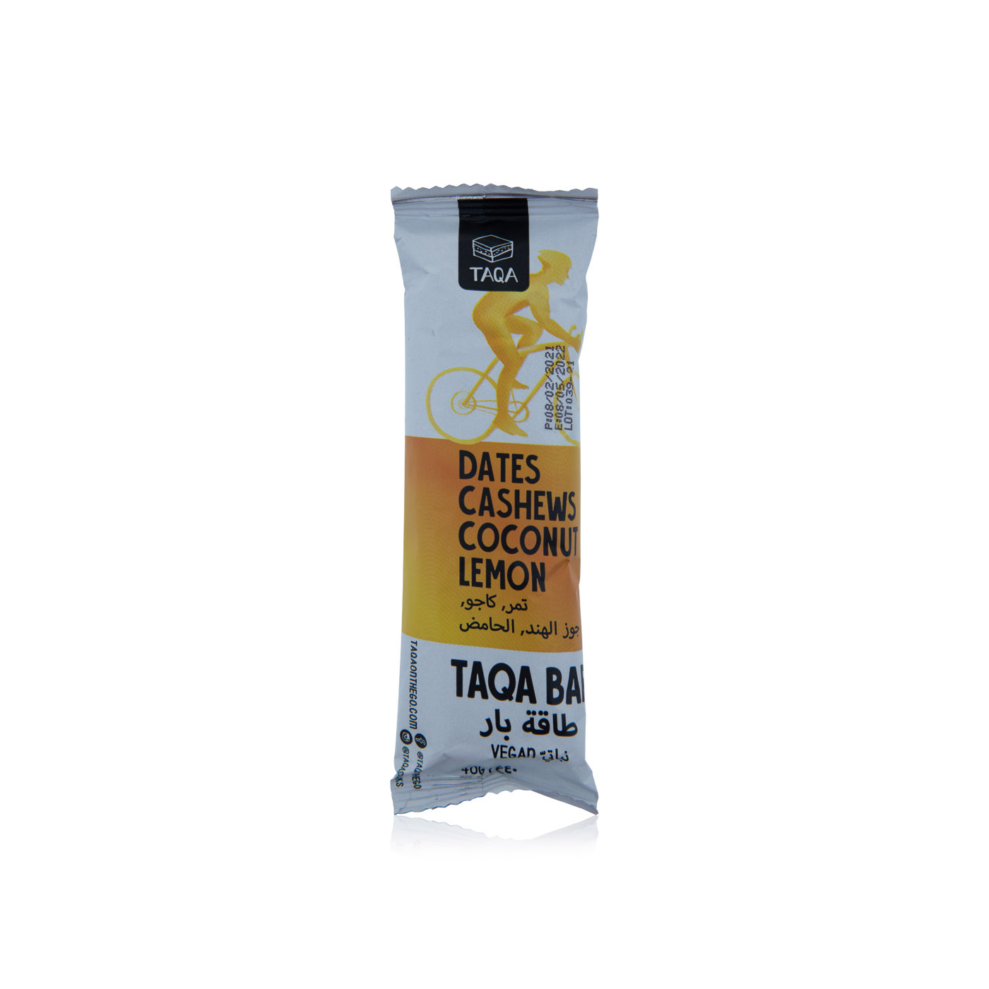 Taqa Vegan Bar Coconut Lemon 40g