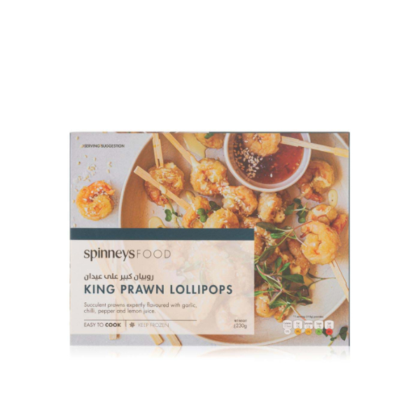 Spinneysfood Frozen King Prawn Lollipops 230G