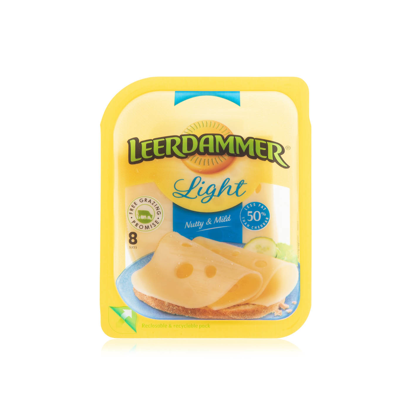 Leerdammer Light Cheese Slices x 8 160g