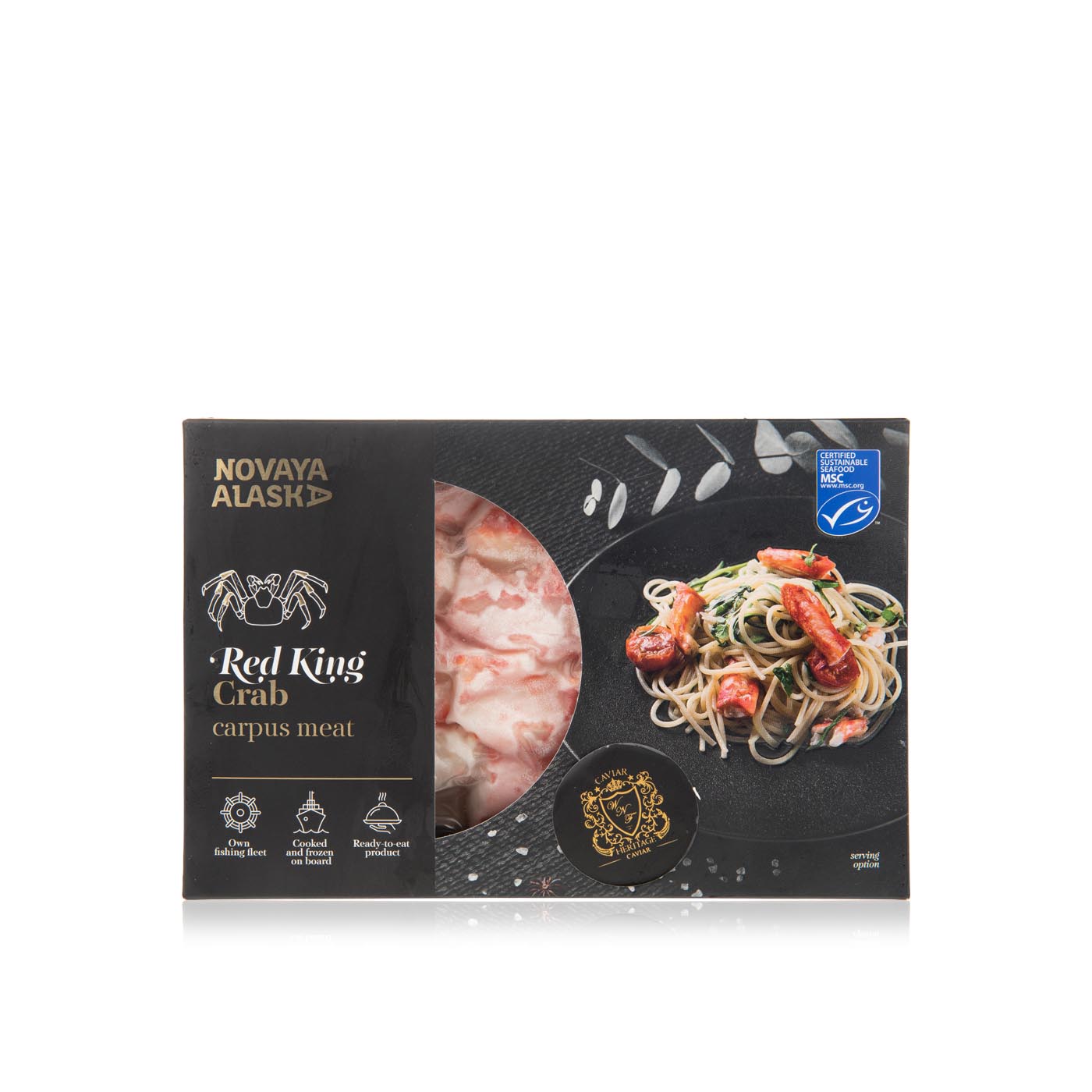Novaya Frozen Red King Crab Carpus Meat 200G
