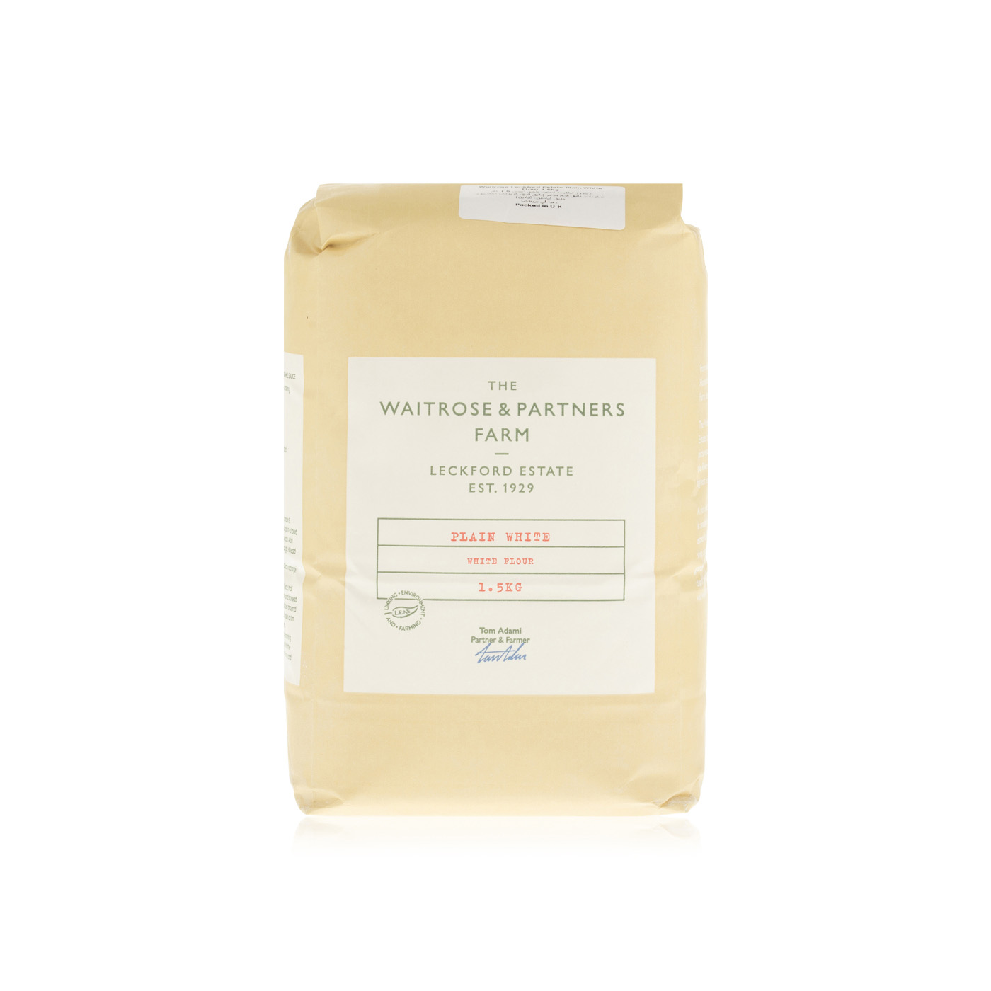Waitrose Leckford Estate Plain White Flour 1.5kg Spinneys UAE