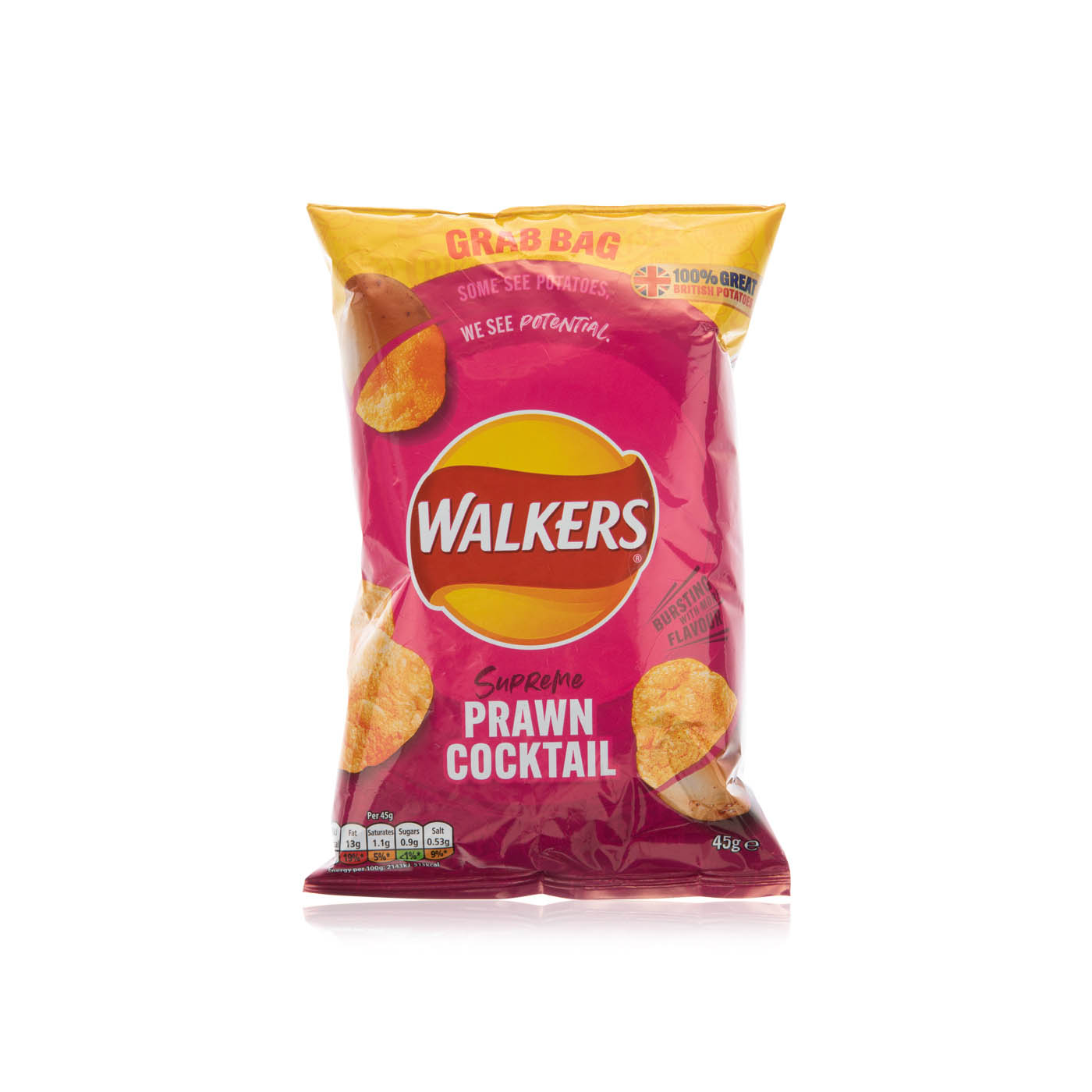 Walkers grab bag prawn cocktail 45g Spinneys UAE