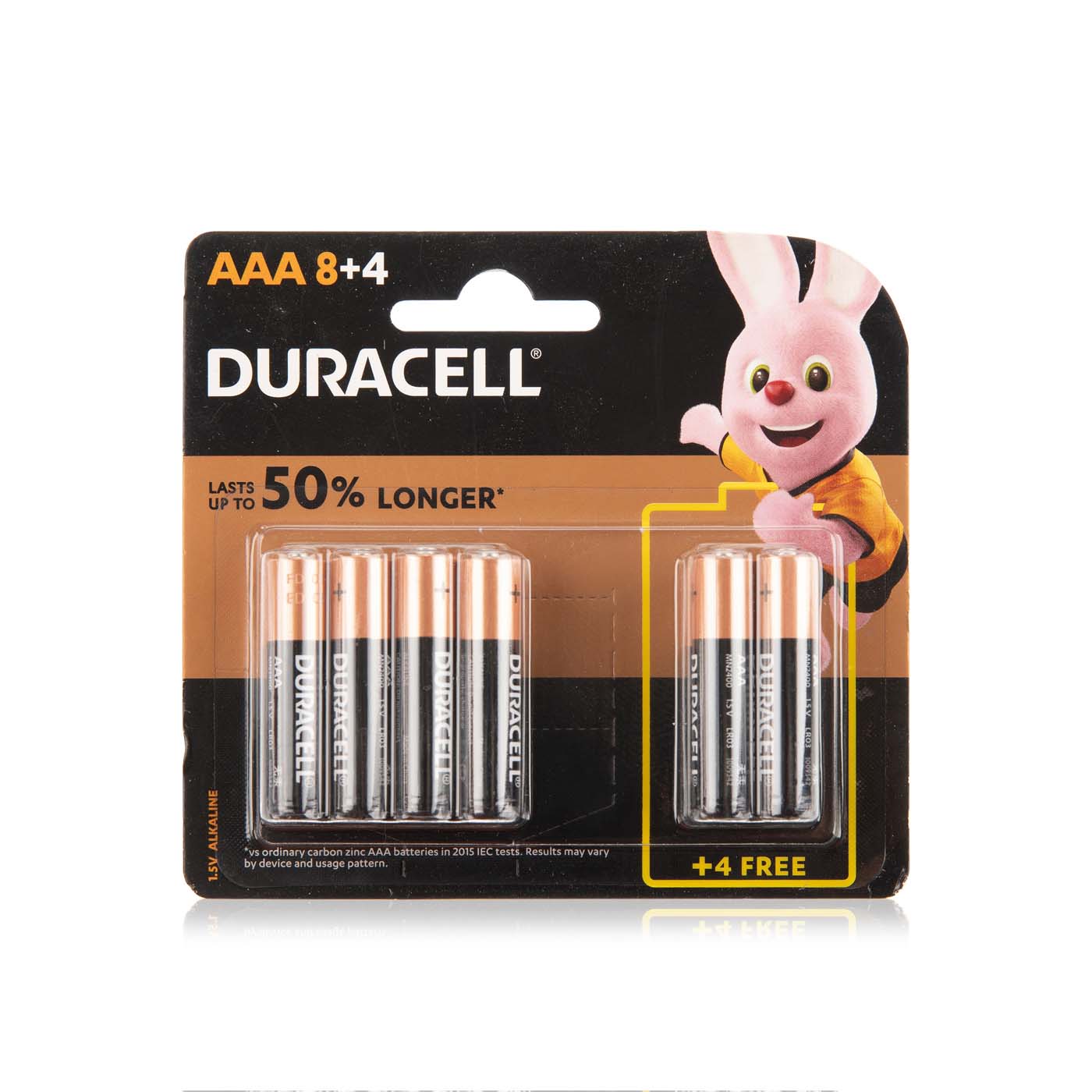 Duracell Alkaline Battery AAA 8+4 - Spinneys UAE