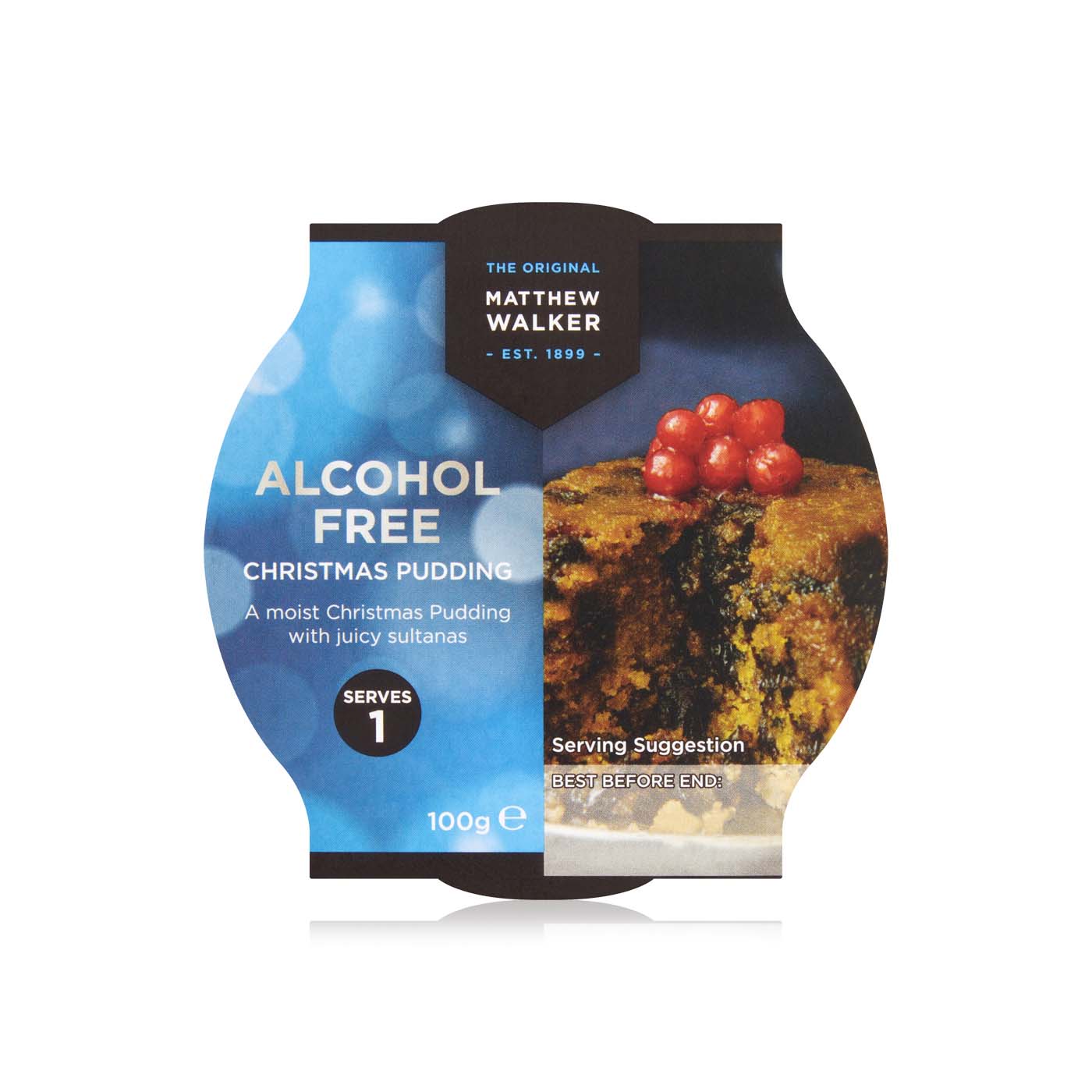 Matthew Walker alcohol & nut free Christmas pudding 100g Spinneys UAE