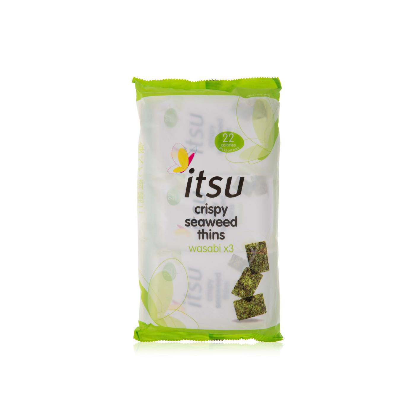 Itsu crispy seaweed thins wasabi 5g x3 Spinneys UAE