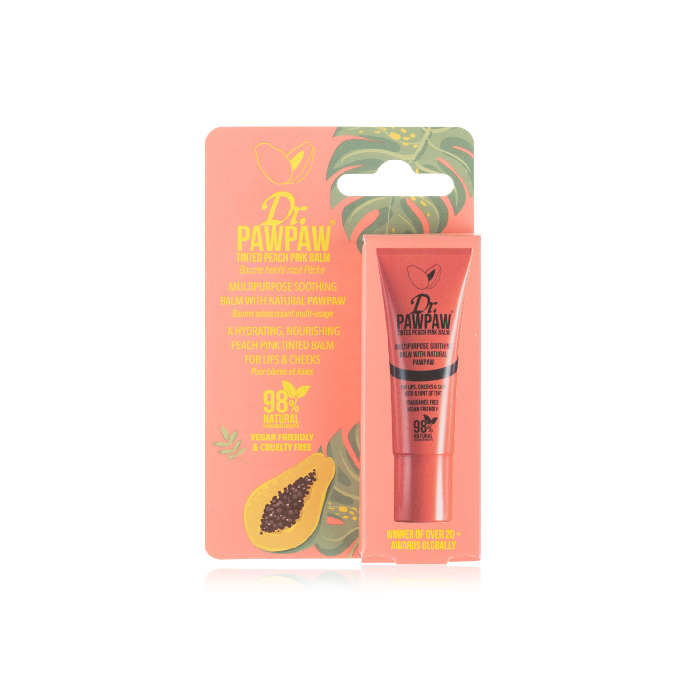Dr. Pawpaw Tinted Peach Pink Lip Balm 10ml