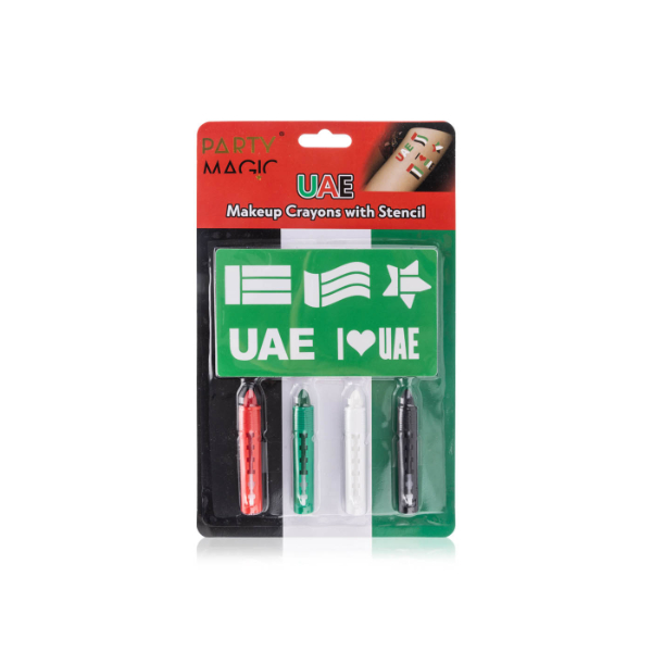 Party Magic UAE Makeup Crayons with Stencil