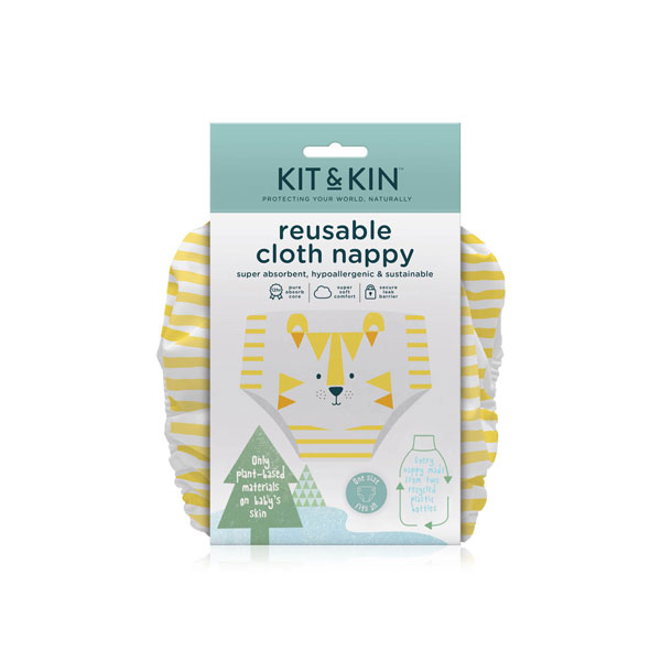 Kit & Kin Reusable Diaper Tiger