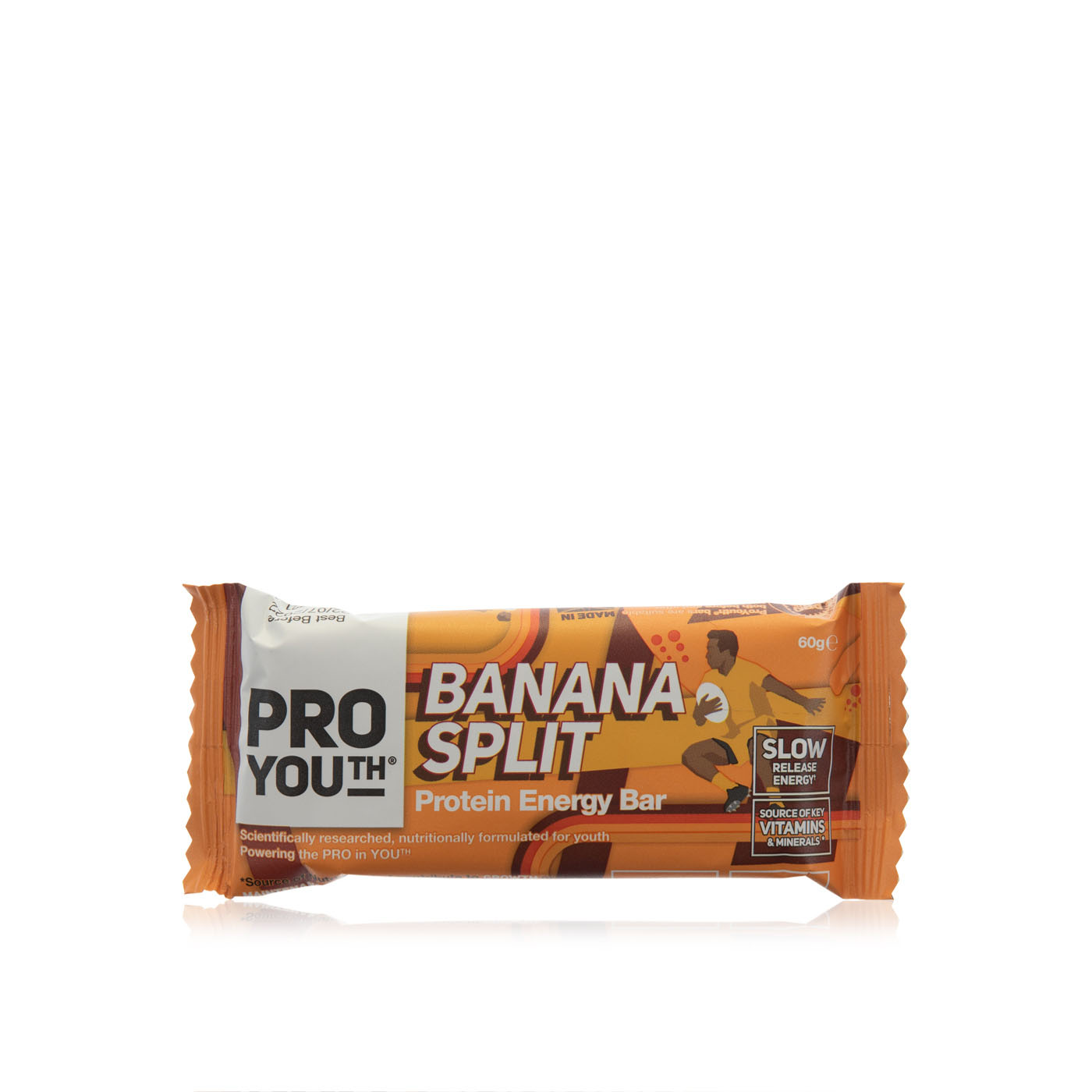 ProYouth Banana Split Protein Bar 60g Spinneys UAE