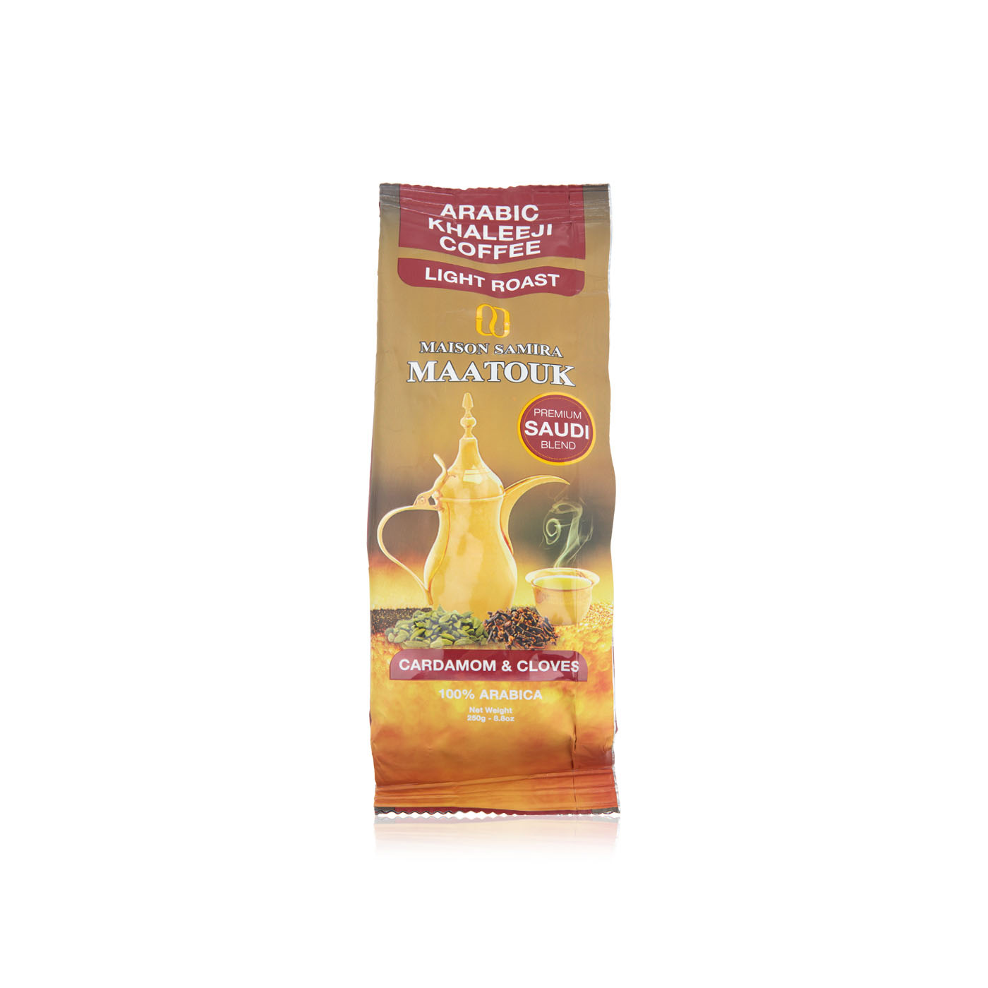 Maatouk Arabic Coffee with Cardamom and Cloves Light Roast 250g