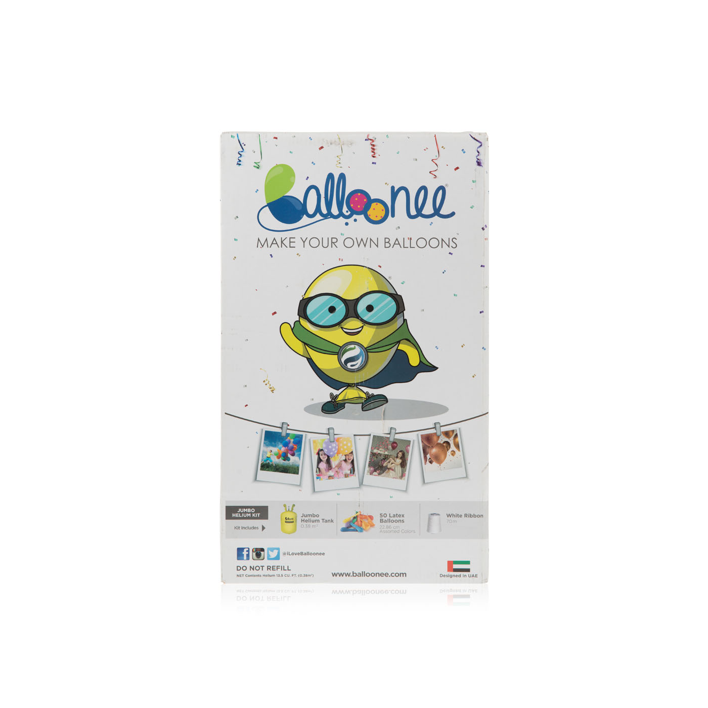 Balloonee Helium Balloon Kit Jumbo x 50
