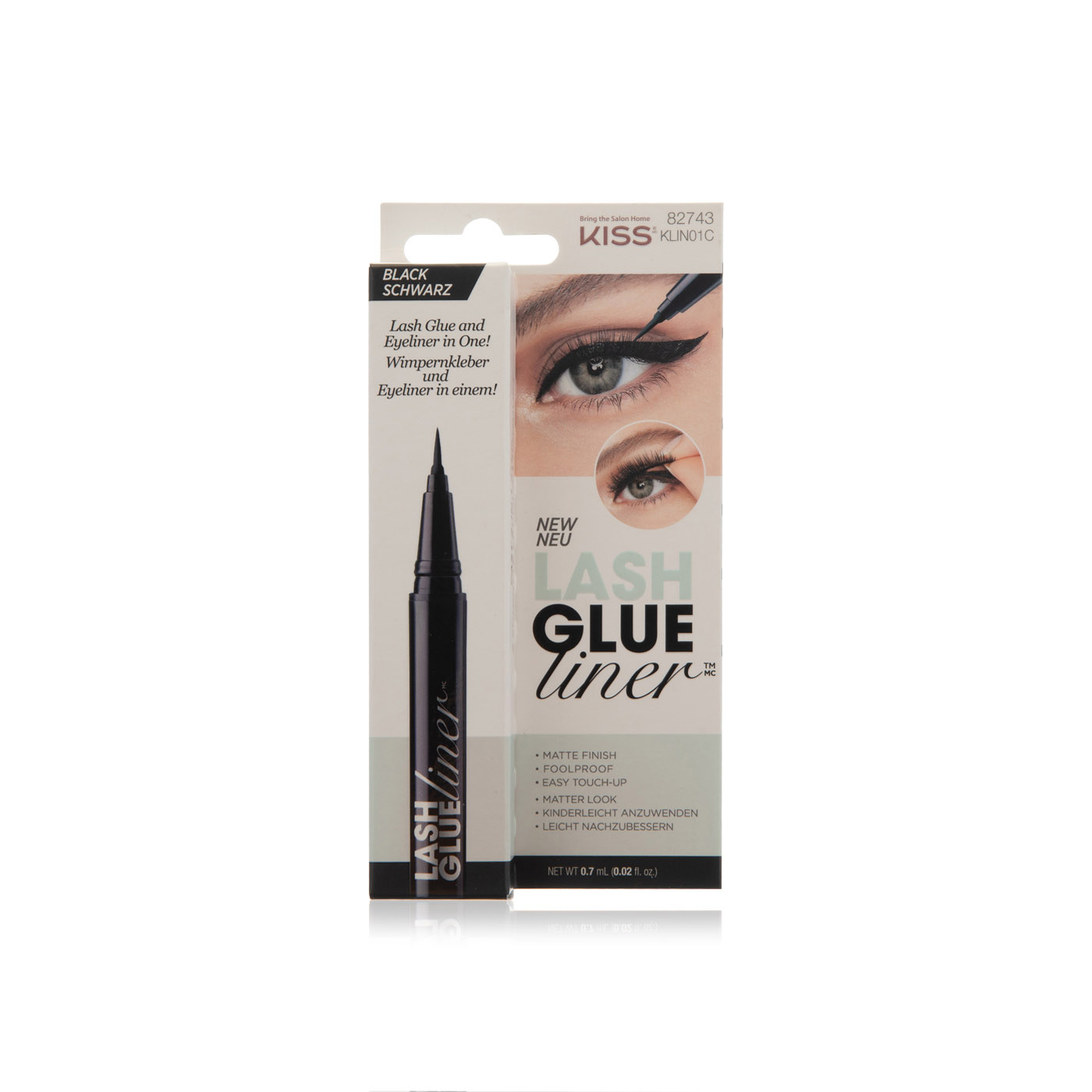 Kiss Lash Glueliner Black Klin01c