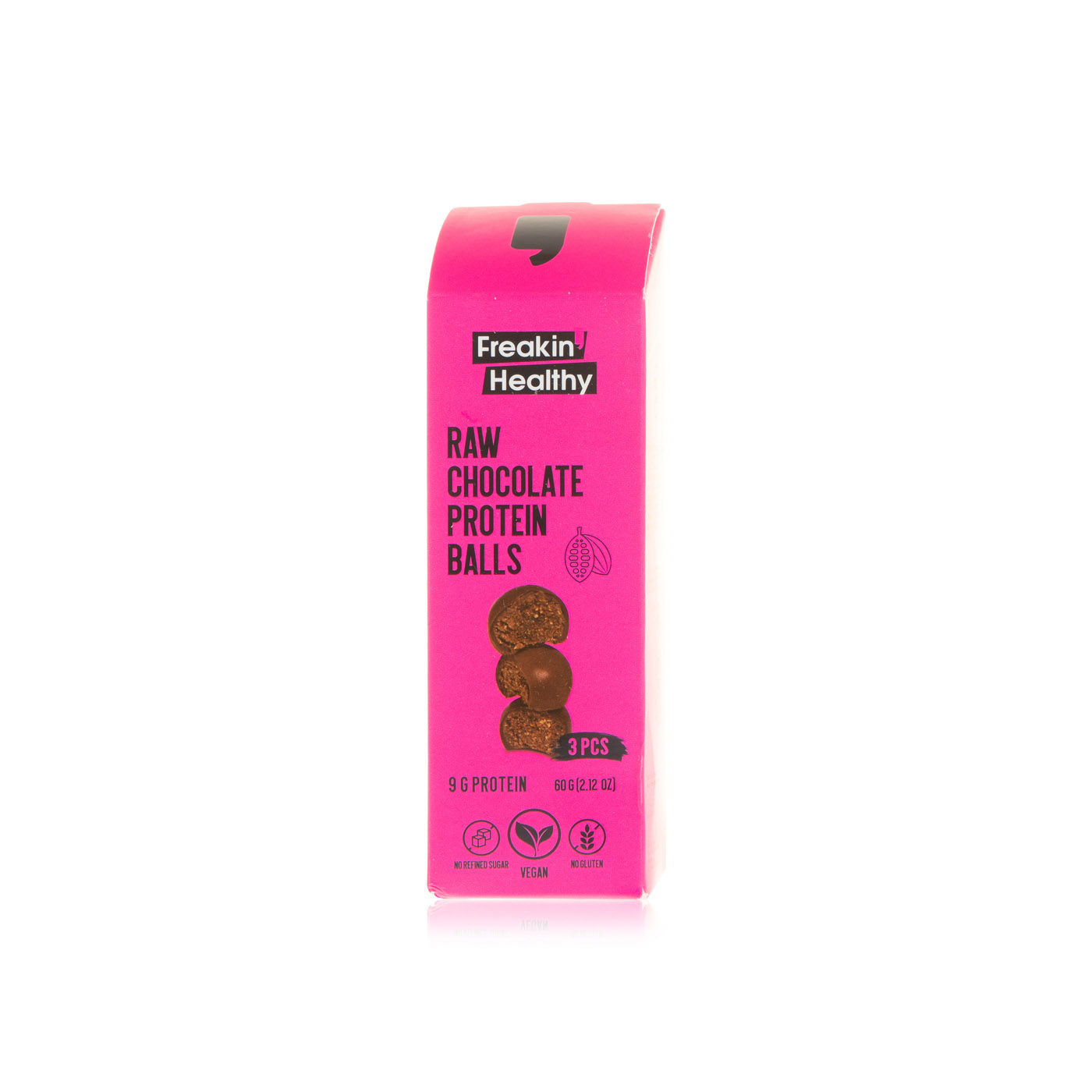 Freakin Healthy raw chocolate protein balls 60g Spinneys UAE