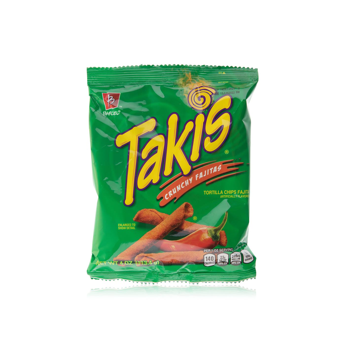 Takis Crunchy Fajitas Tortilla Chips 113g