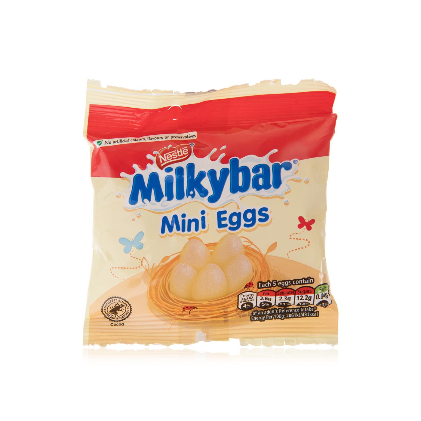 Milkybar White Chocolate Mini Eggs Pouch 80g
