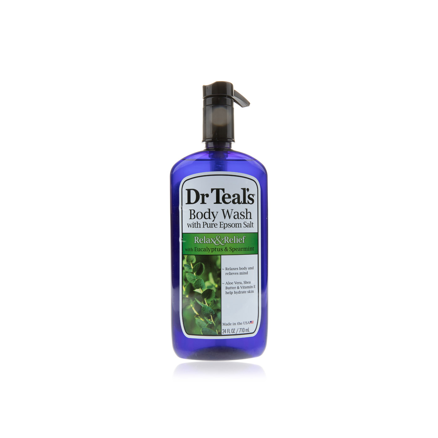Dr Teal's Relax & Relief Body Wash with Pure Epsom Salt and Eucalyptus 710ml