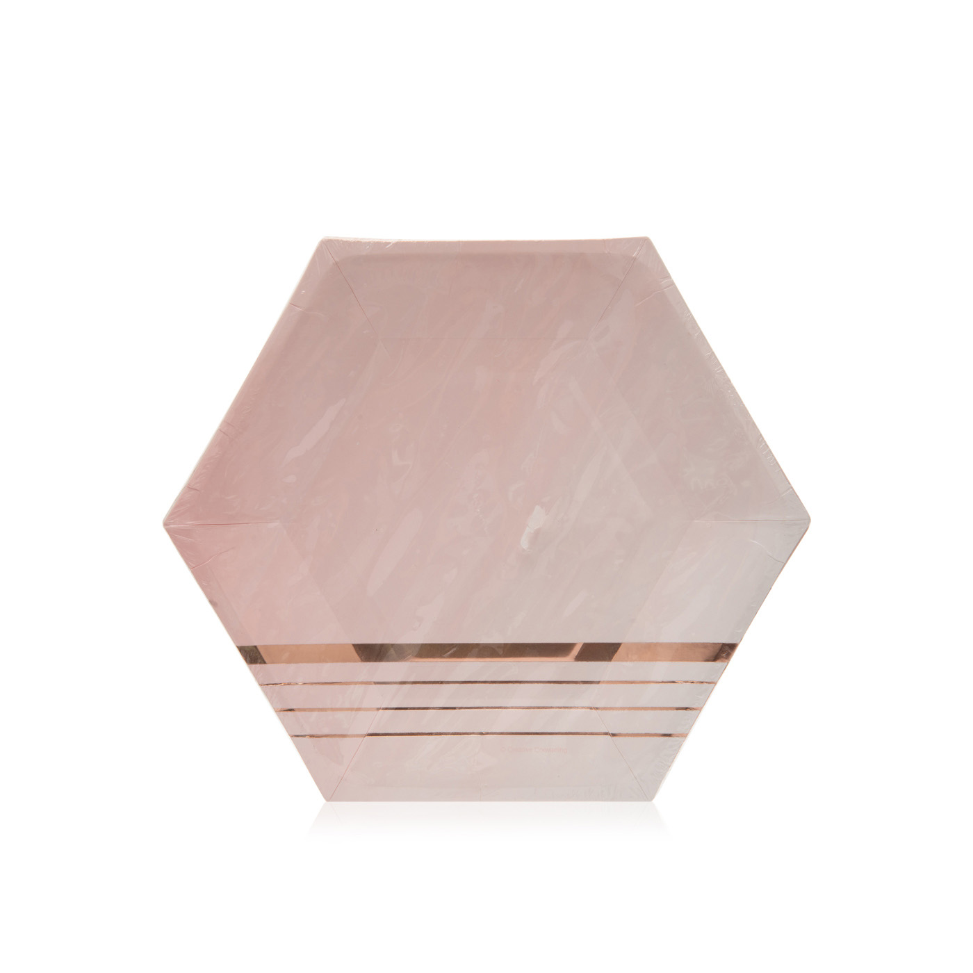 Creative Converting Hex Rose Plate 8 x 8