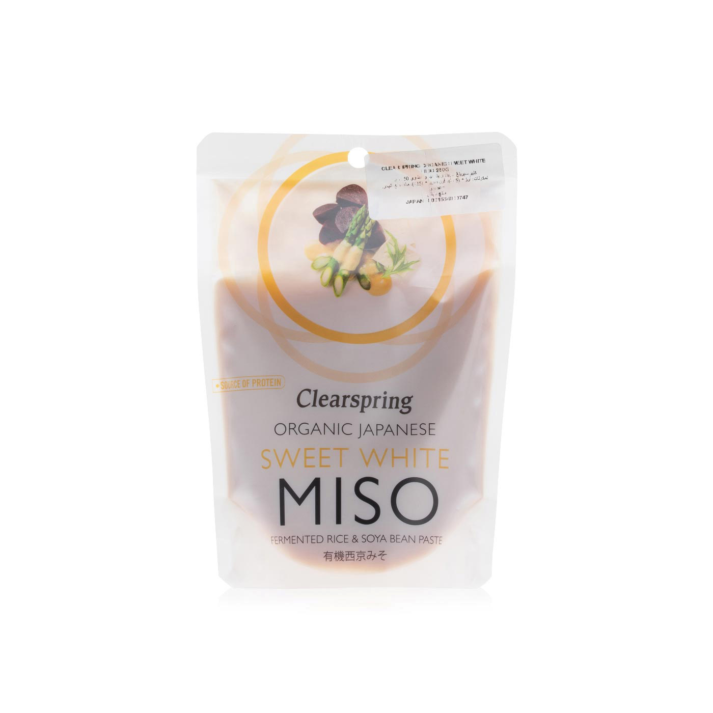 Cleaspring Organic Japanese Sweet White Miso Paste – Pasteurised 250g
