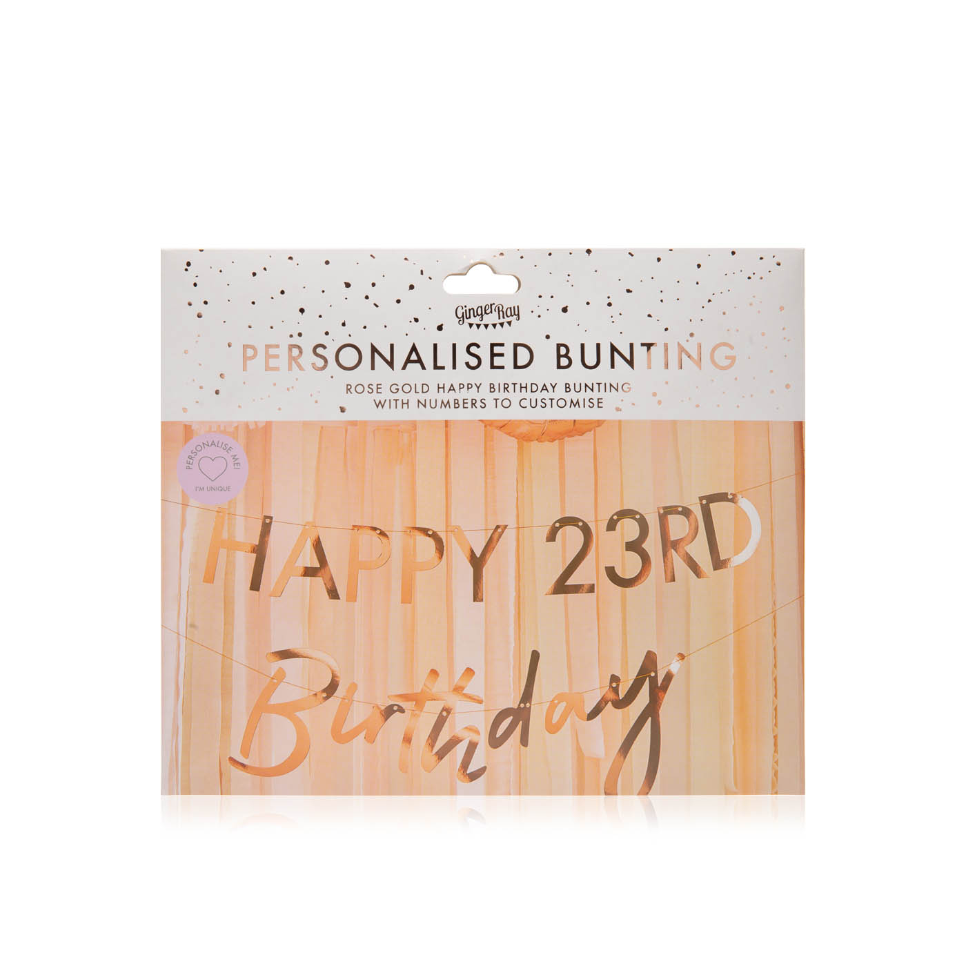 Ginger Ray milestone bunting Spinneys UAE