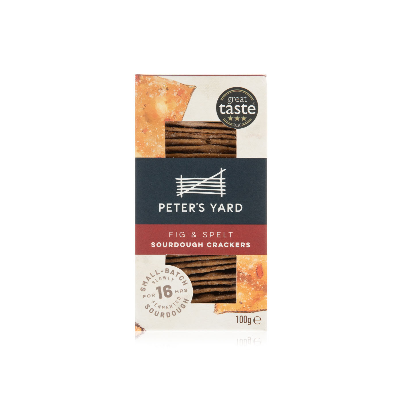 Peter's Yard Fig & Spelt Sourdough Crackers 100g