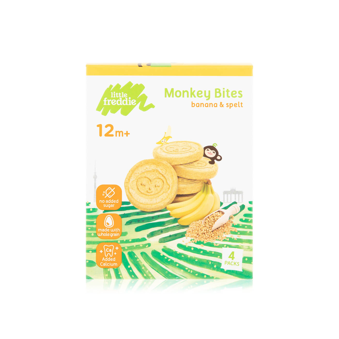 ​Little Freddie Banana and Spelt Biscuits 12 Months + 80g