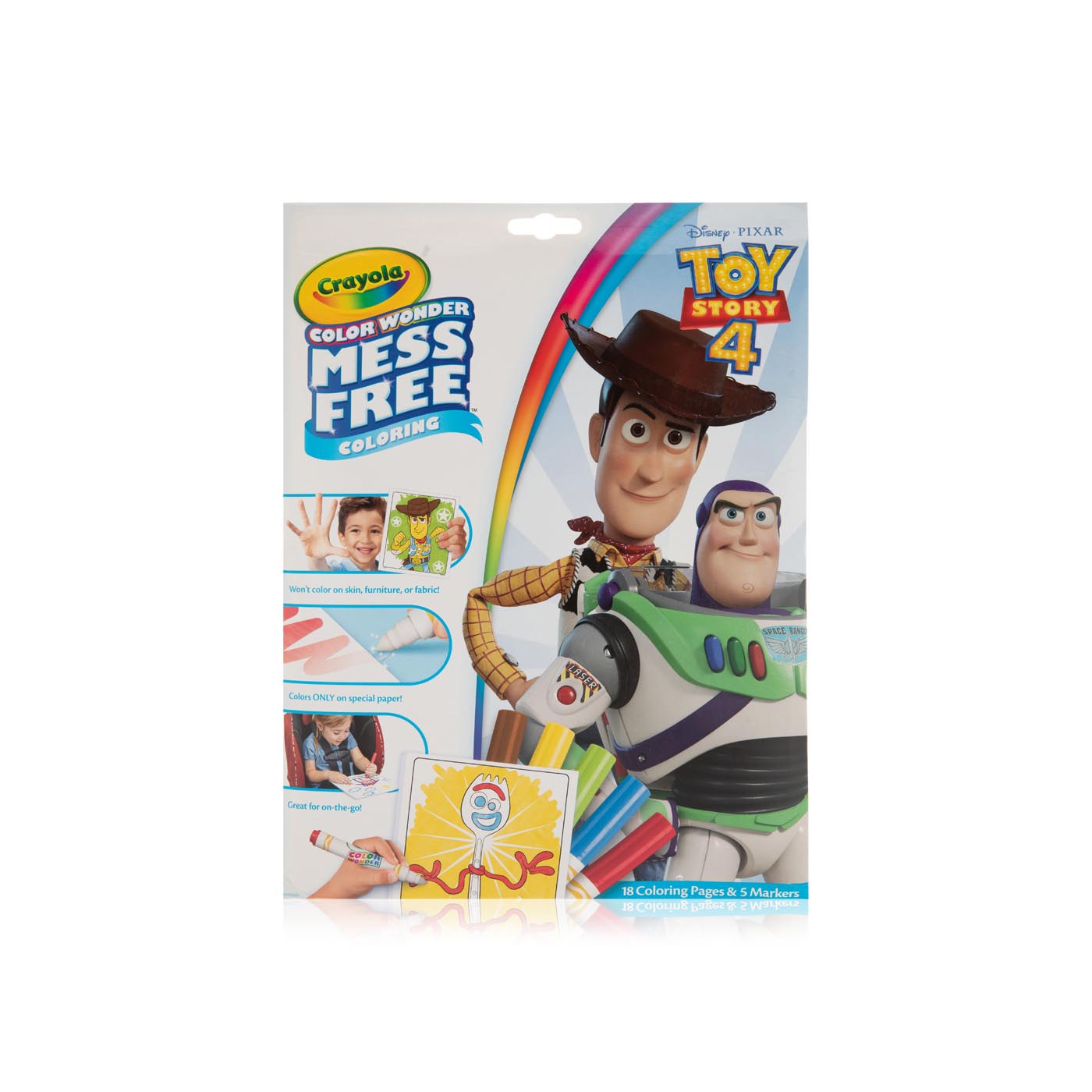 Crayola Colour Wonder Colouring Pad & Markers Toy Story 4 - Spinneys UAE