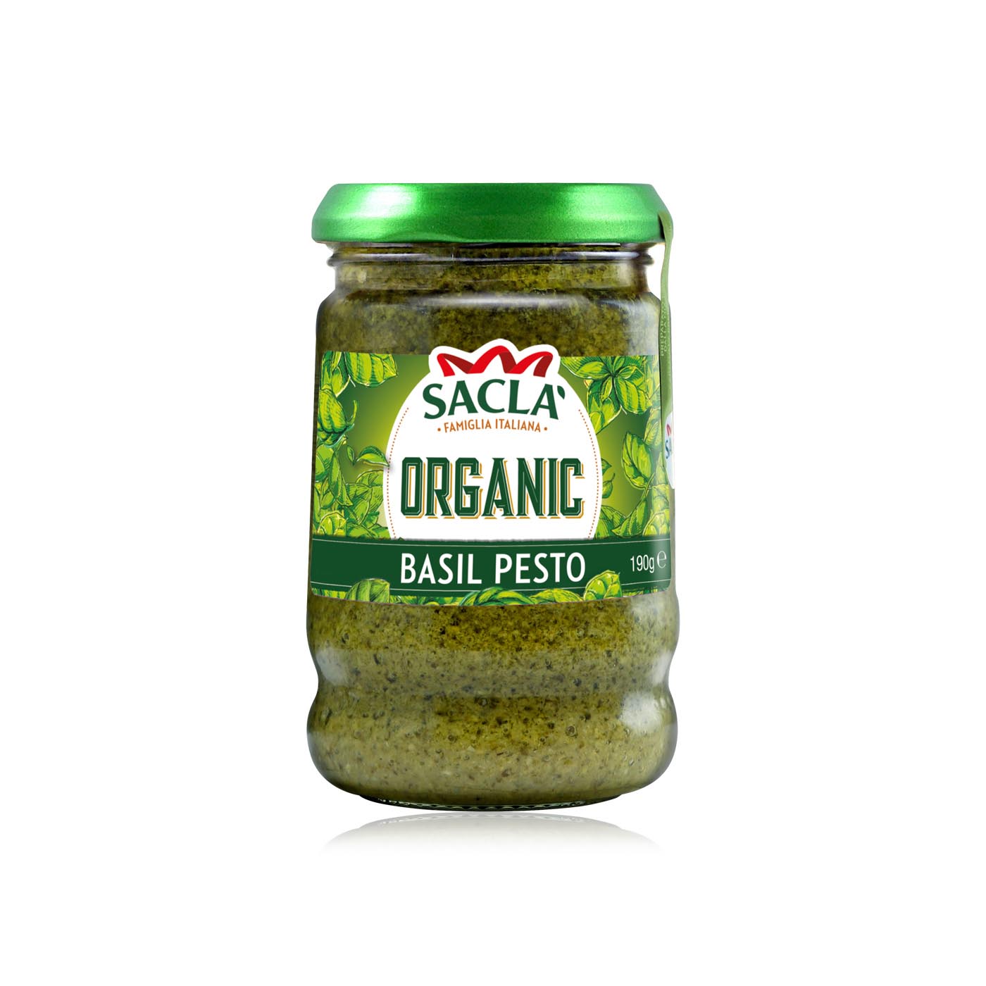 Sacla Organic Basil Pesto 190g