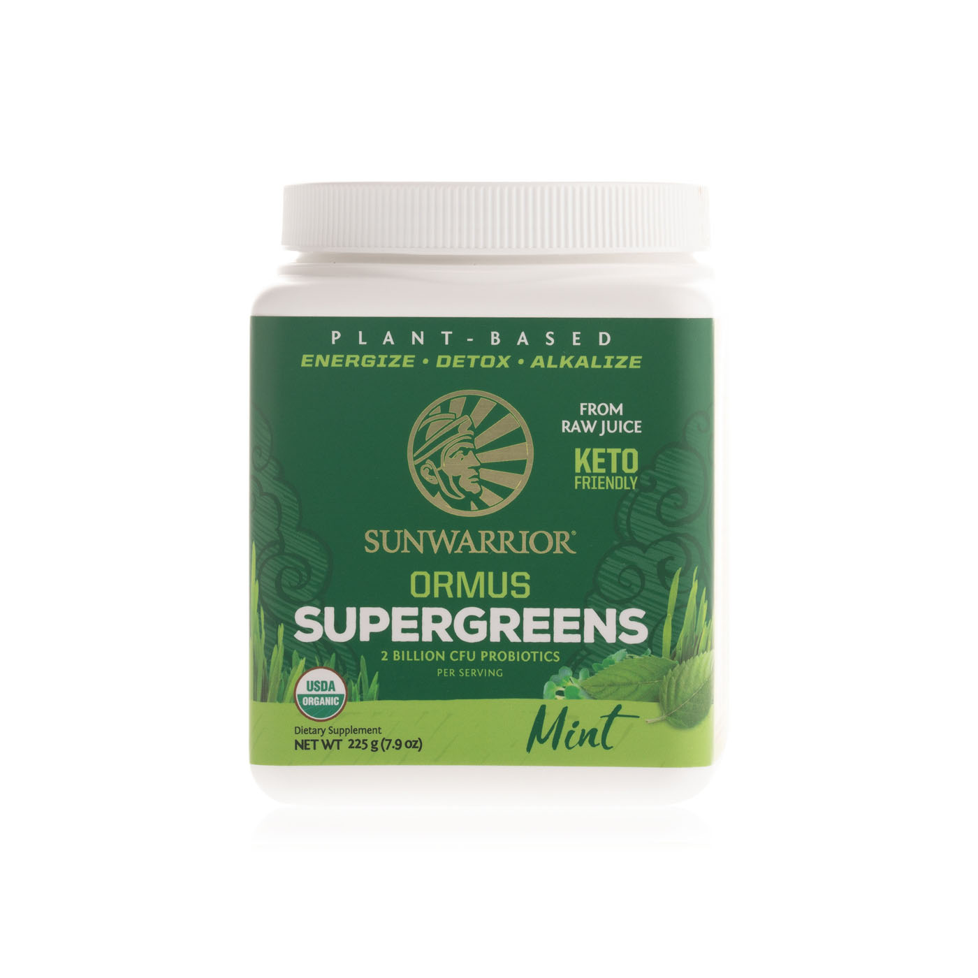 Sunwarrior Ormus Supergreens Mint 225g