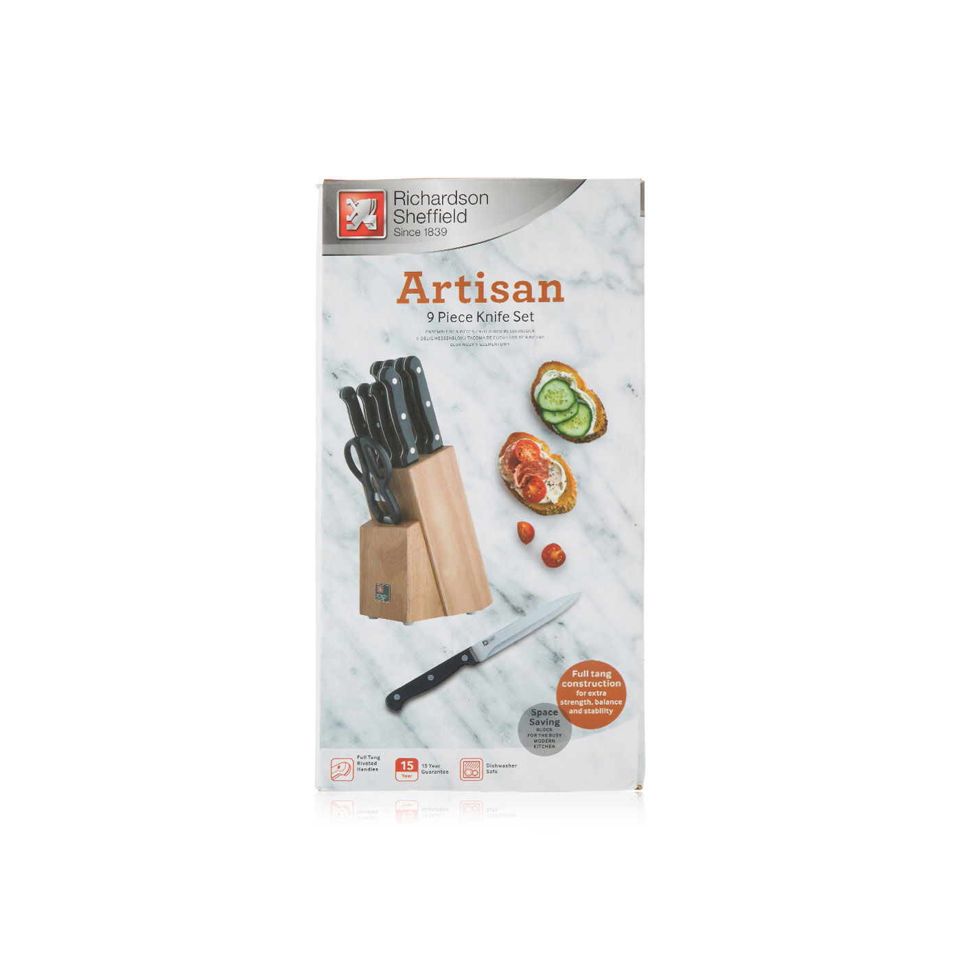 Richardson Sheffield Artisan Knife Block Set 9s