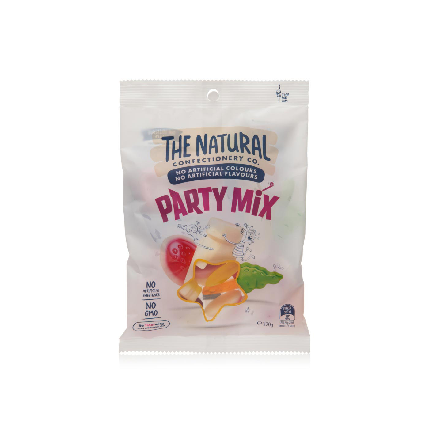 The Natural Confectionary Co. Party Mix Share Bag 220g