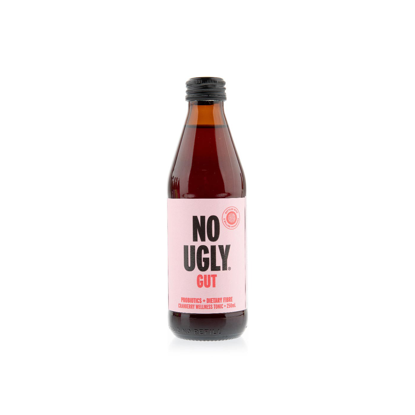 No Ugly Gut Probiotic Cranberry Wellness Tonic 250ml