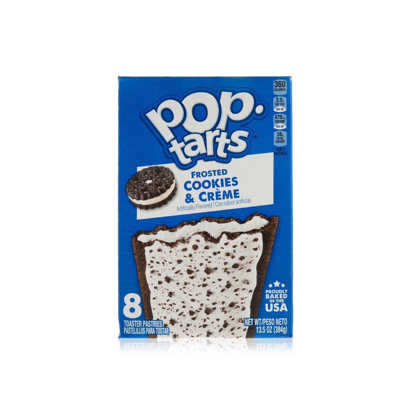 Kellogs Frosted Cookies and Cream Pop Tarts 384g