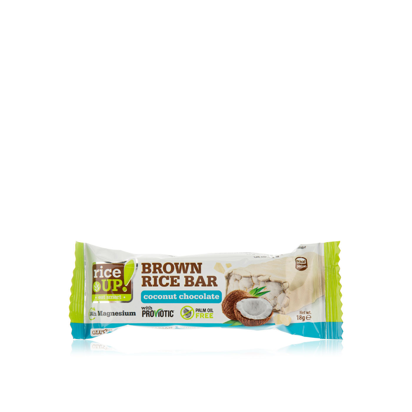 Rice Up chocolate coconut bar 18g Spinneys UAE