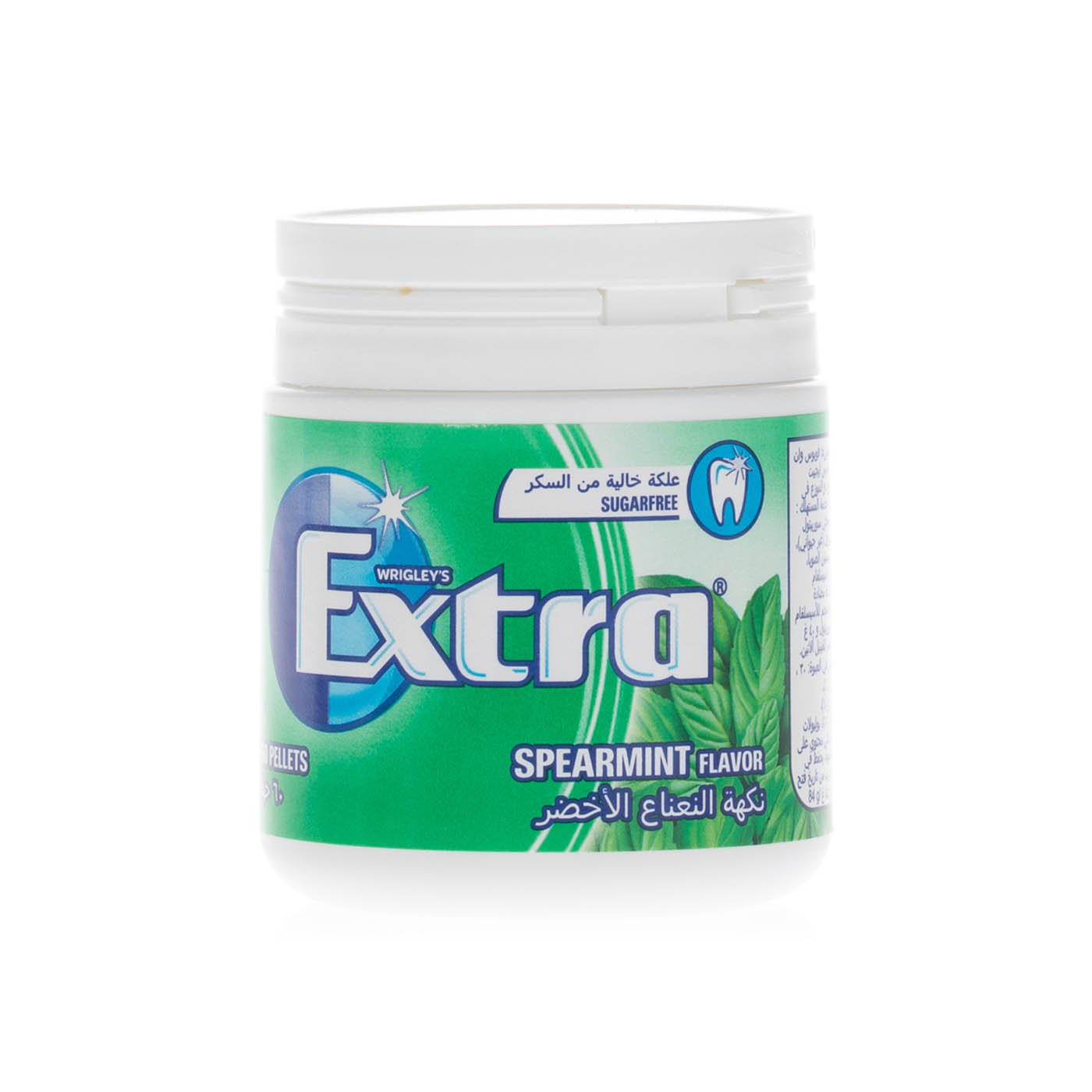 Wrigley's Extra Spearmint Bottle 60 Pieces - Spinneys UAE